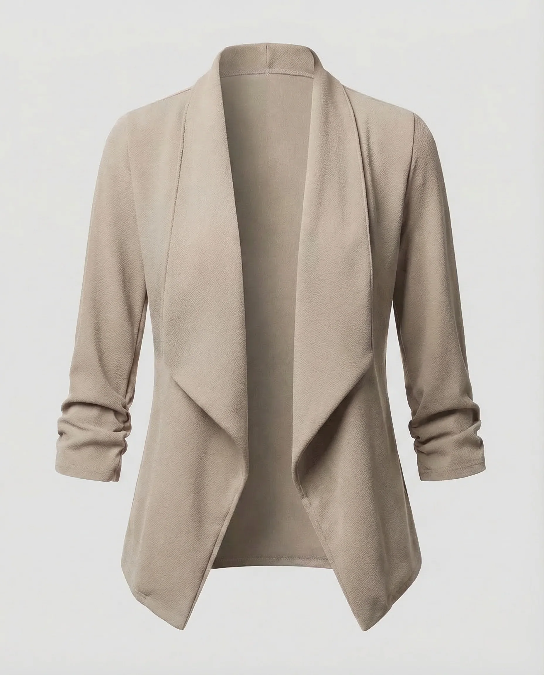 Damen Wasserfall Blazer Strick - Image 7
