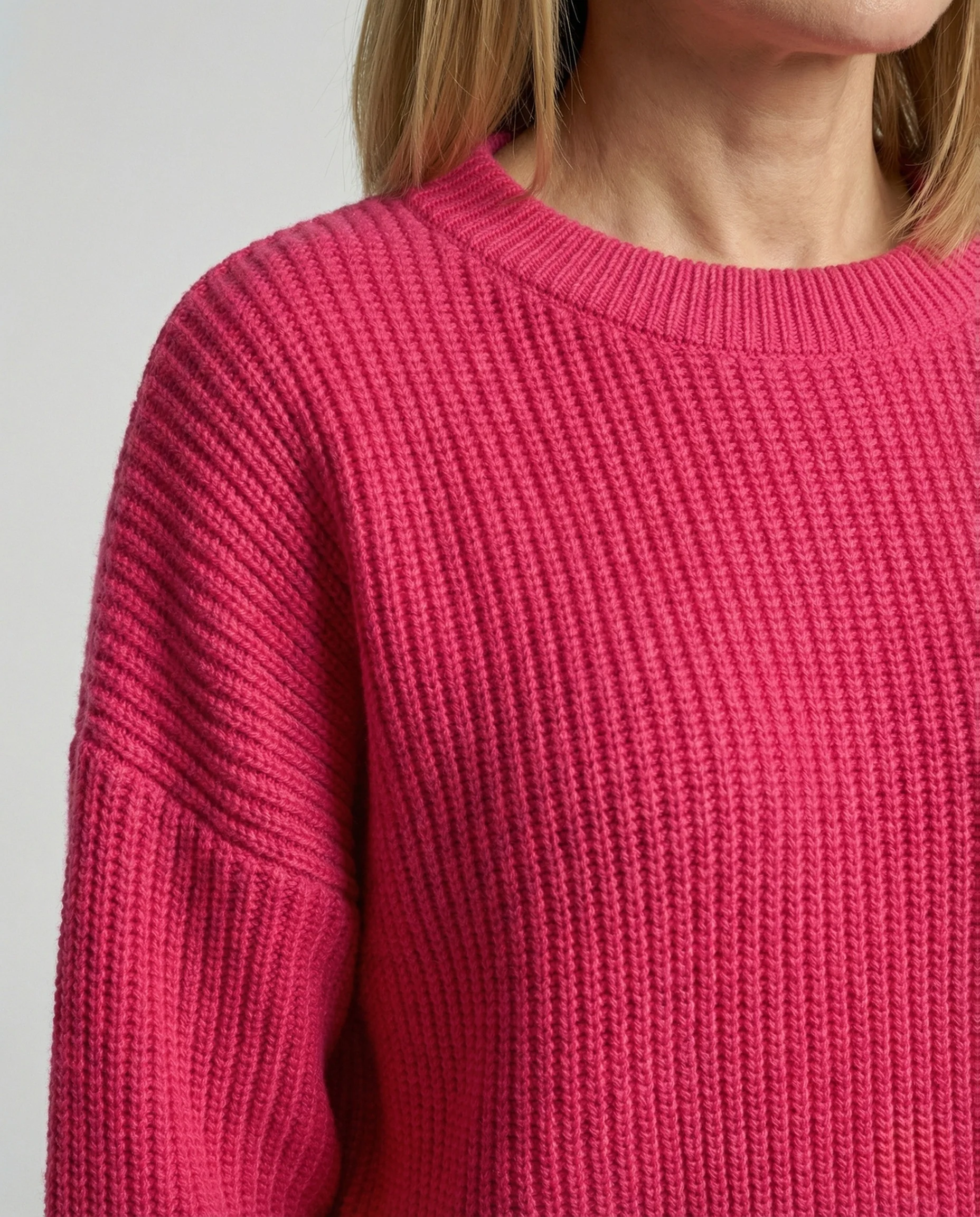 Damen Oversized Strickpullover Grobstrick - Image 4