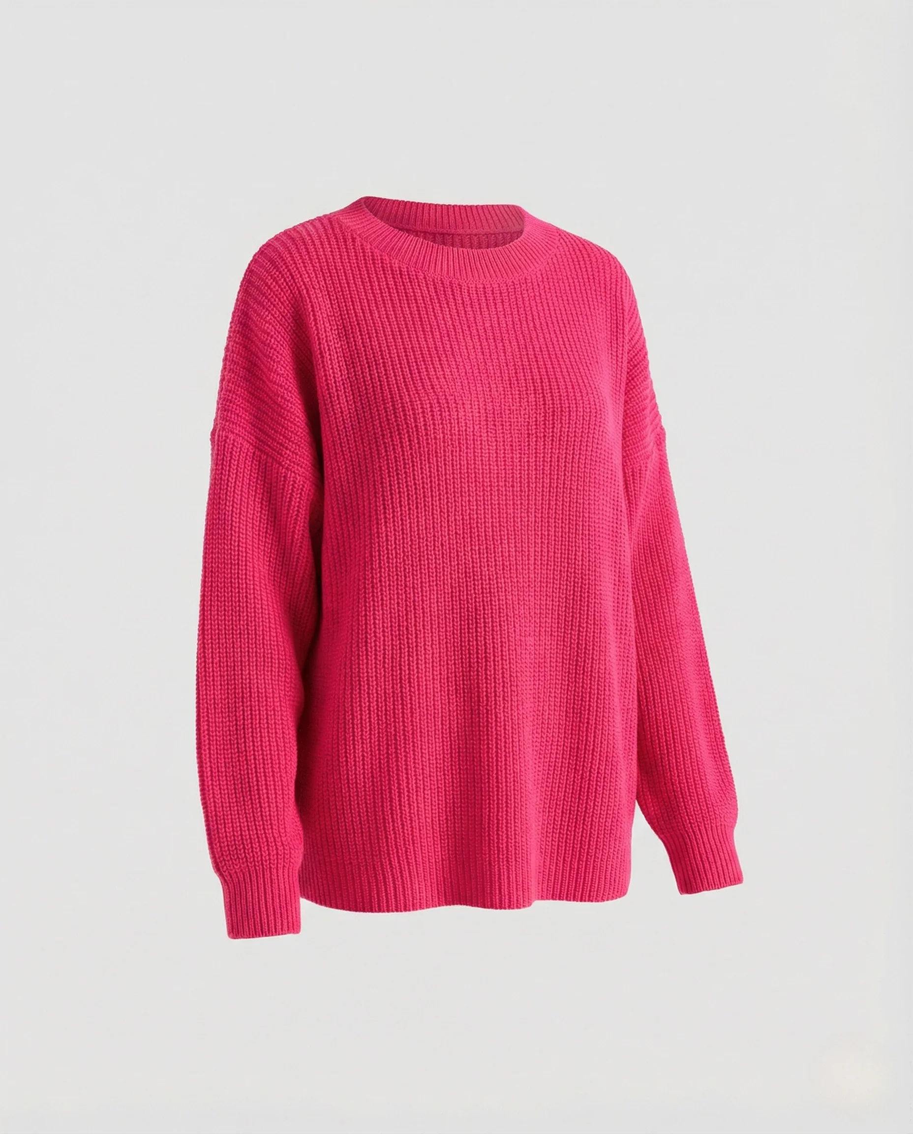 Damen Oversized Strickpullover Grobstrick - Image 5