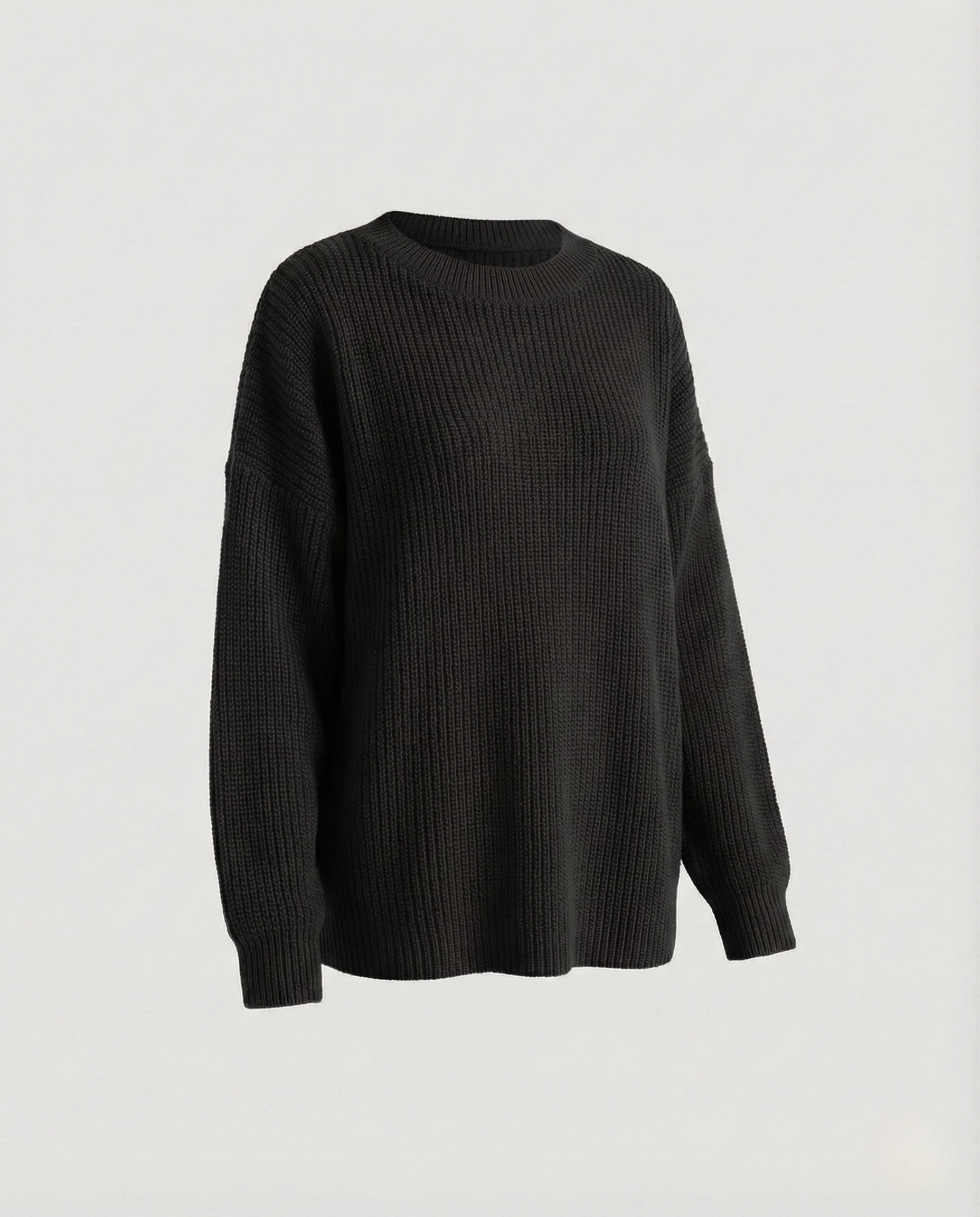 Damen Oversized Strickpullover Grobstrick - Image 8