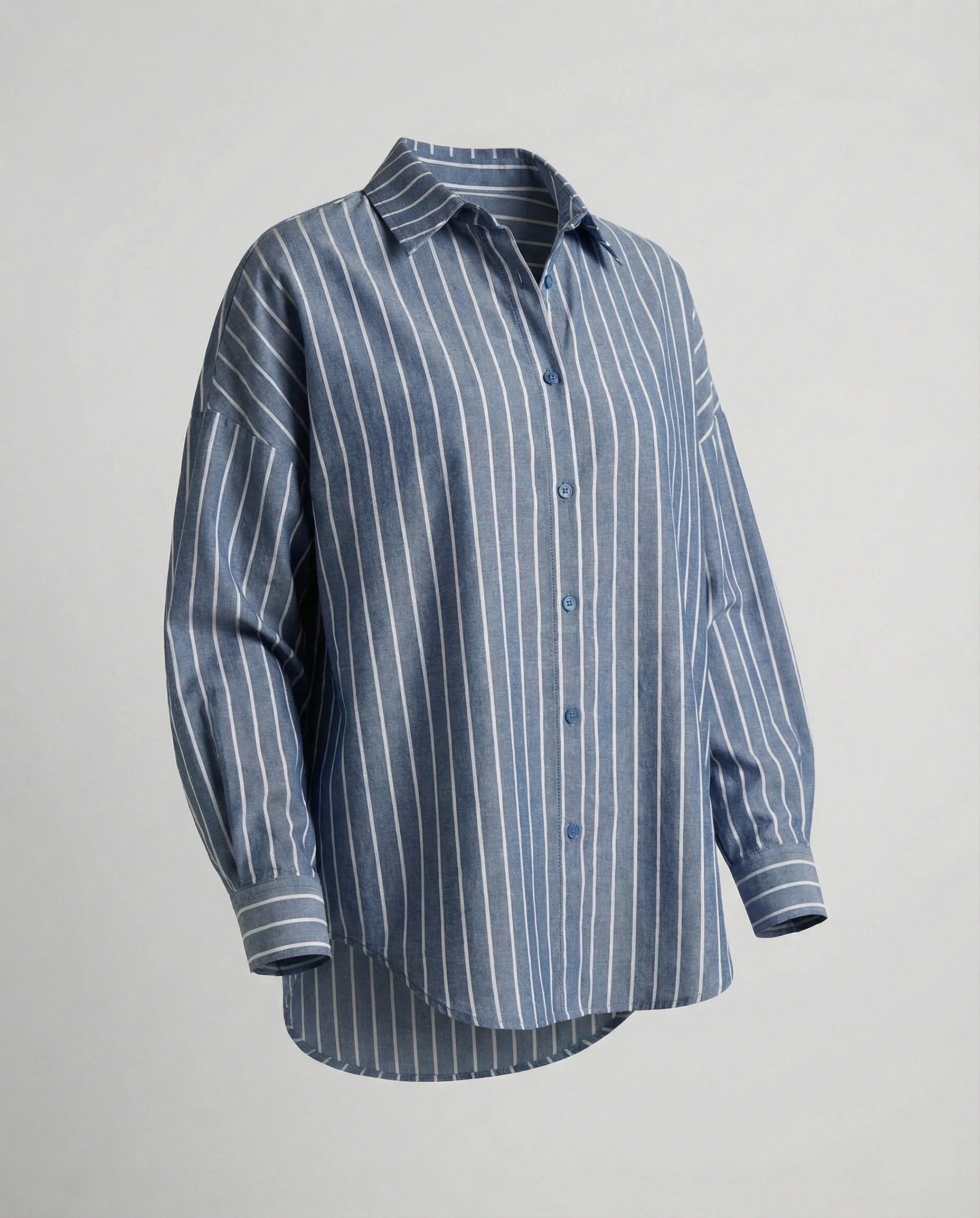 Damen Bluse Oversize Samt - Image 6