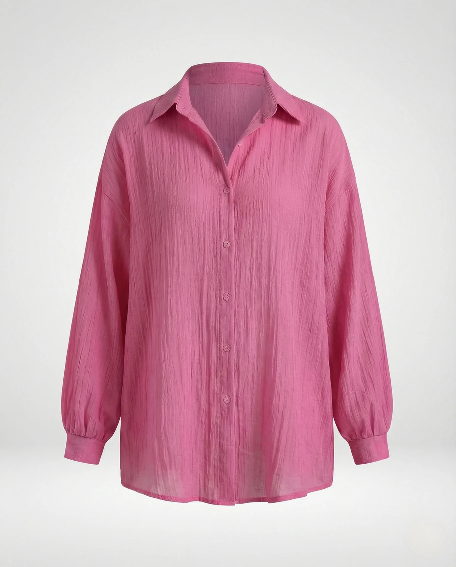 Bluse Damen Oversize Knoten - Image 6