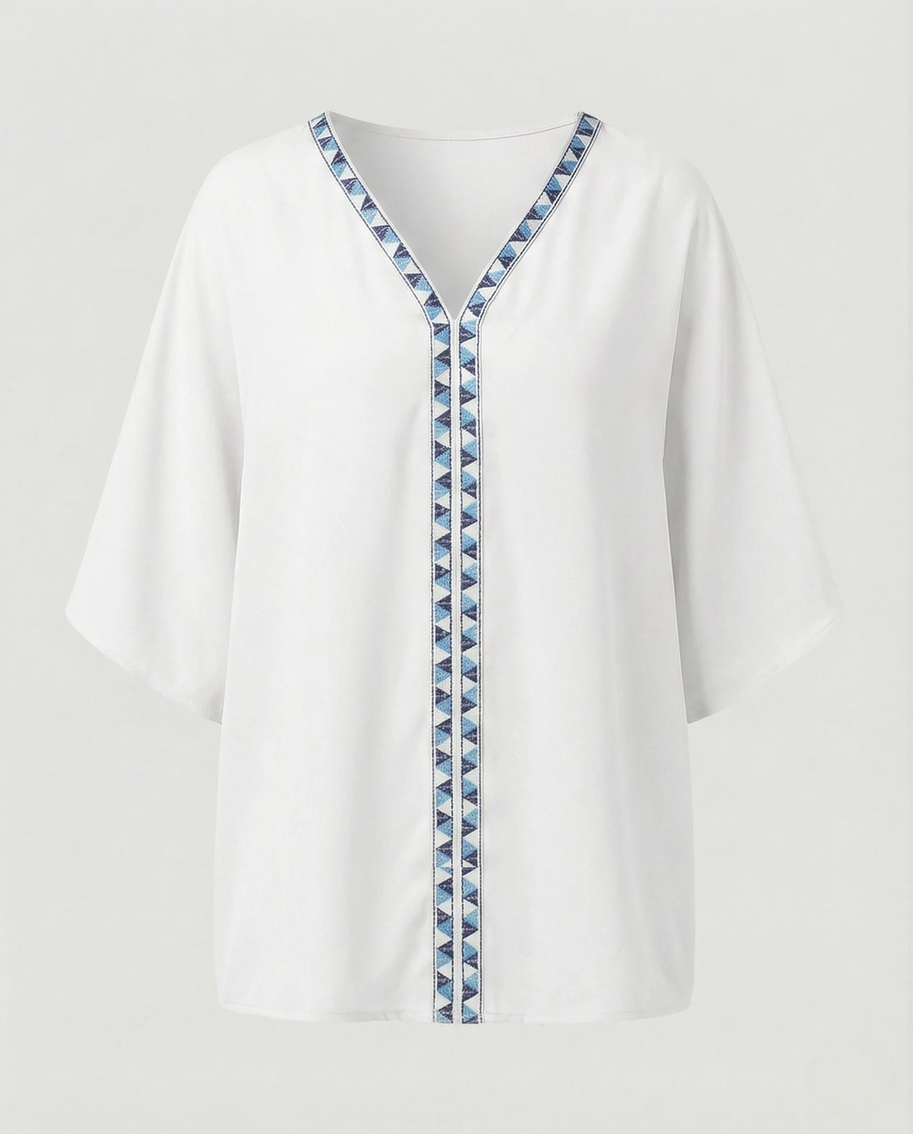 Oversize Tunika Damen Bestickt - Image 11