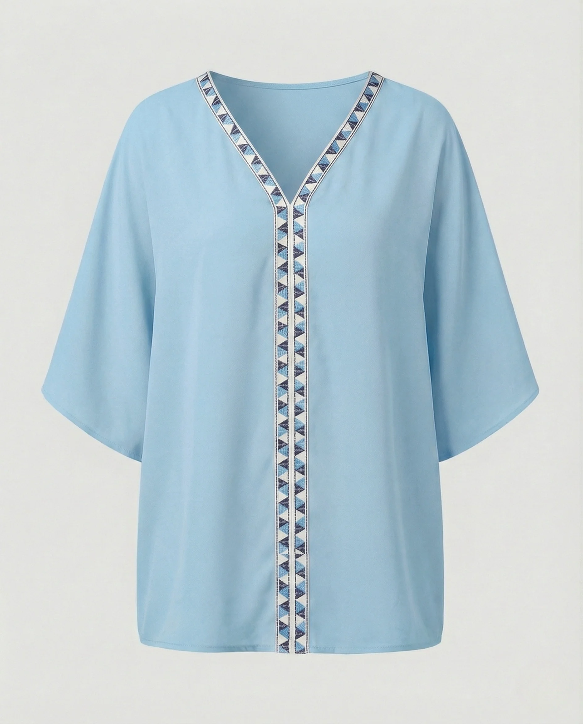 Oversize Tunika Damen Bestickt - Image 6