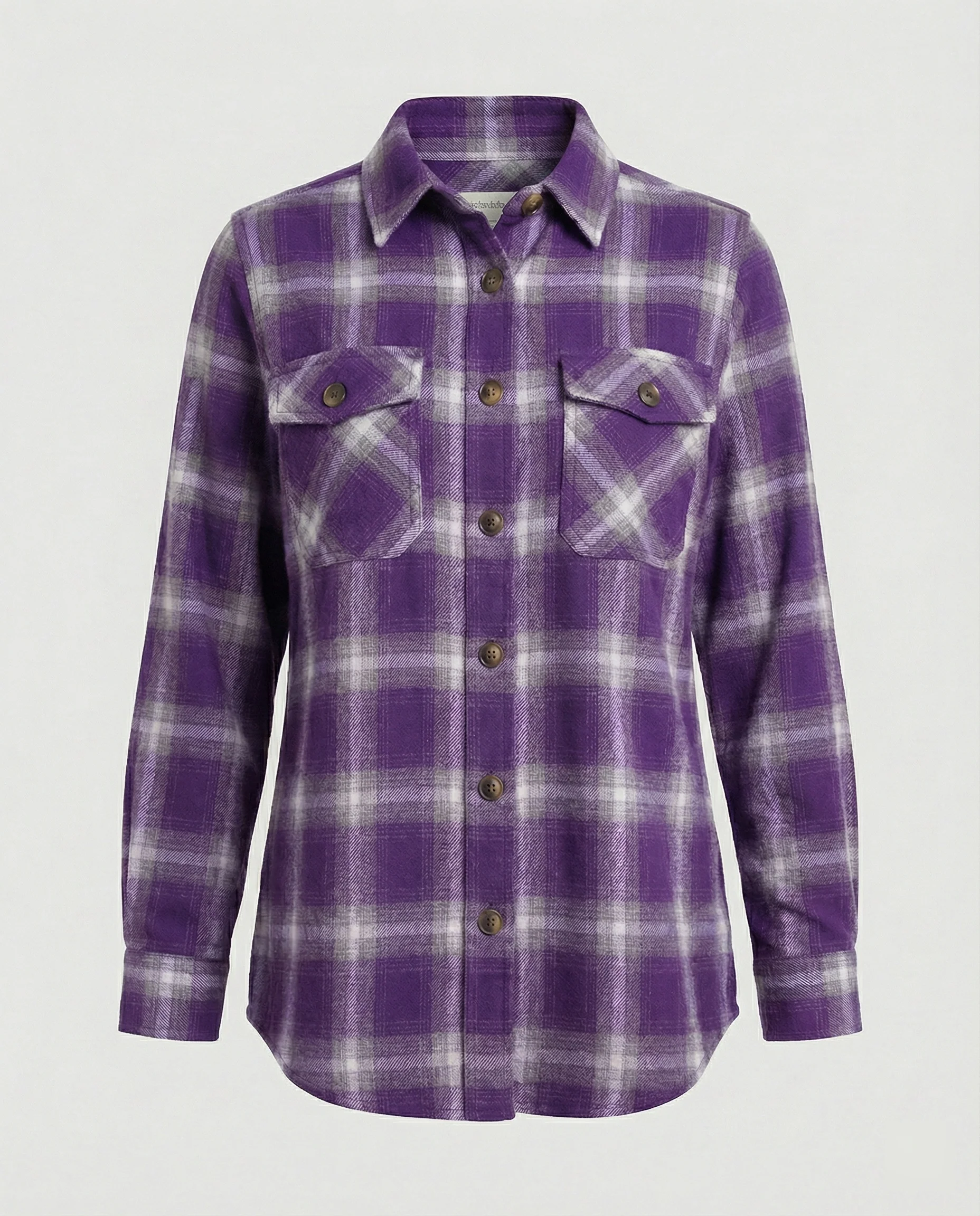 Damen Hemdjacke Flanell Karo - Image 10