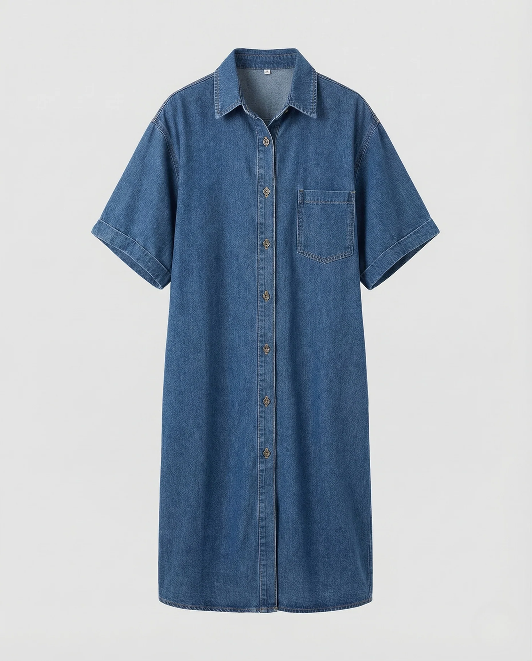 Damen Jeans Hemdkleid Oversize - Image 5