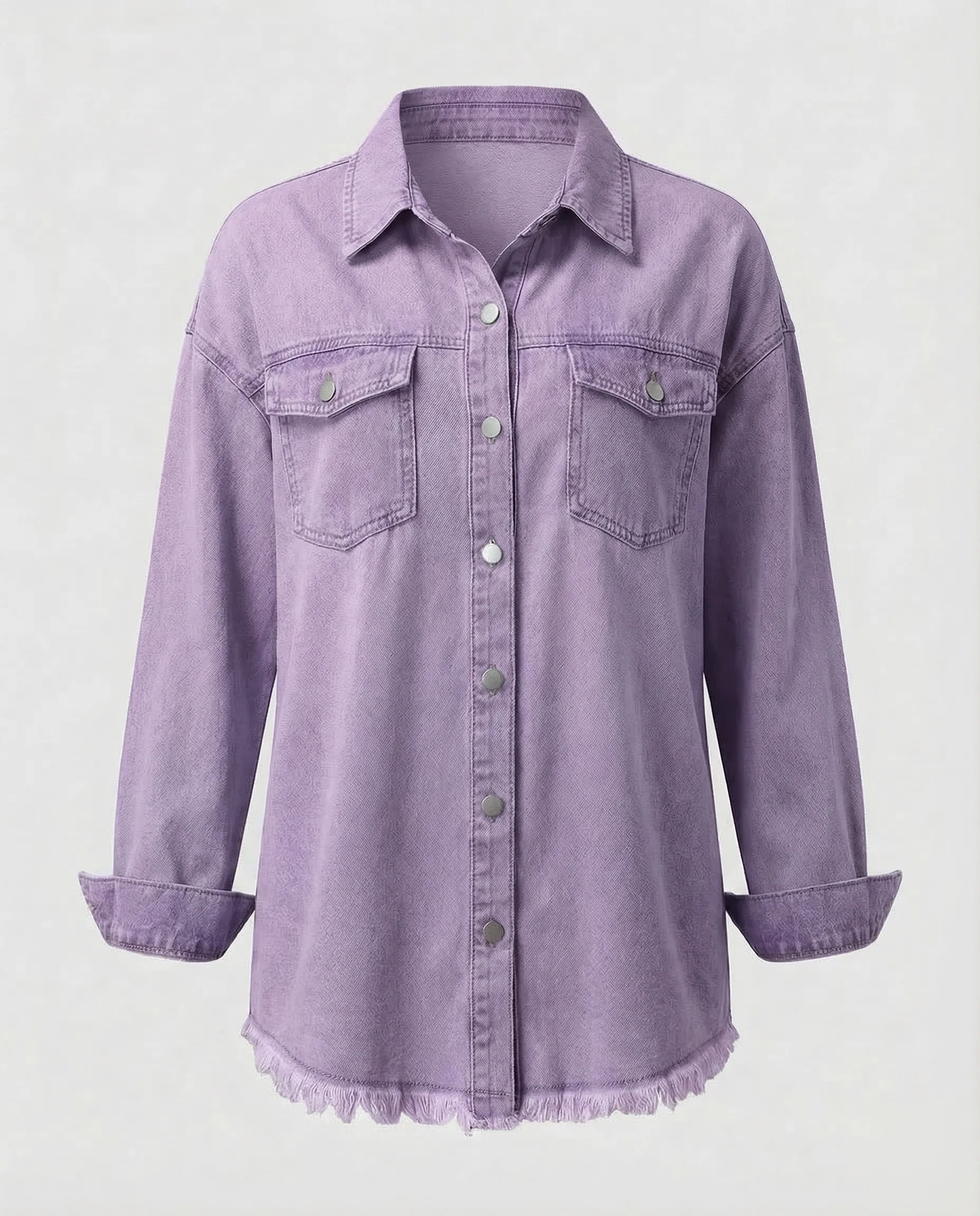 Damen Jeanshemdjacke Oversize - Image 20