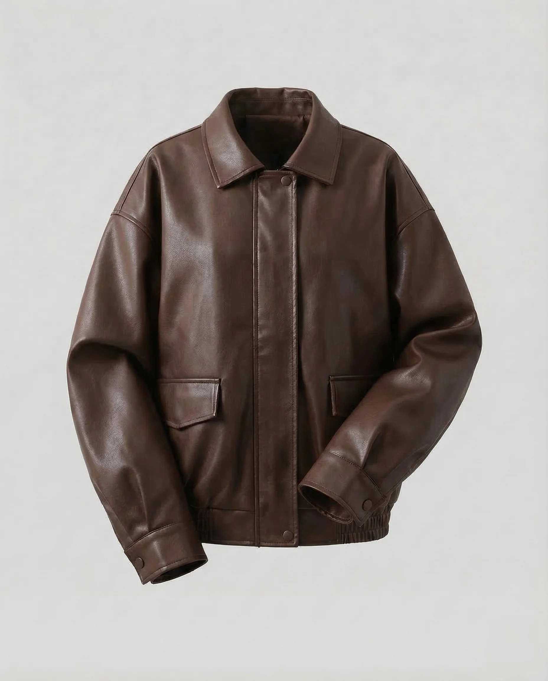 Damen Kunstlederjacke Boxy - Image 6