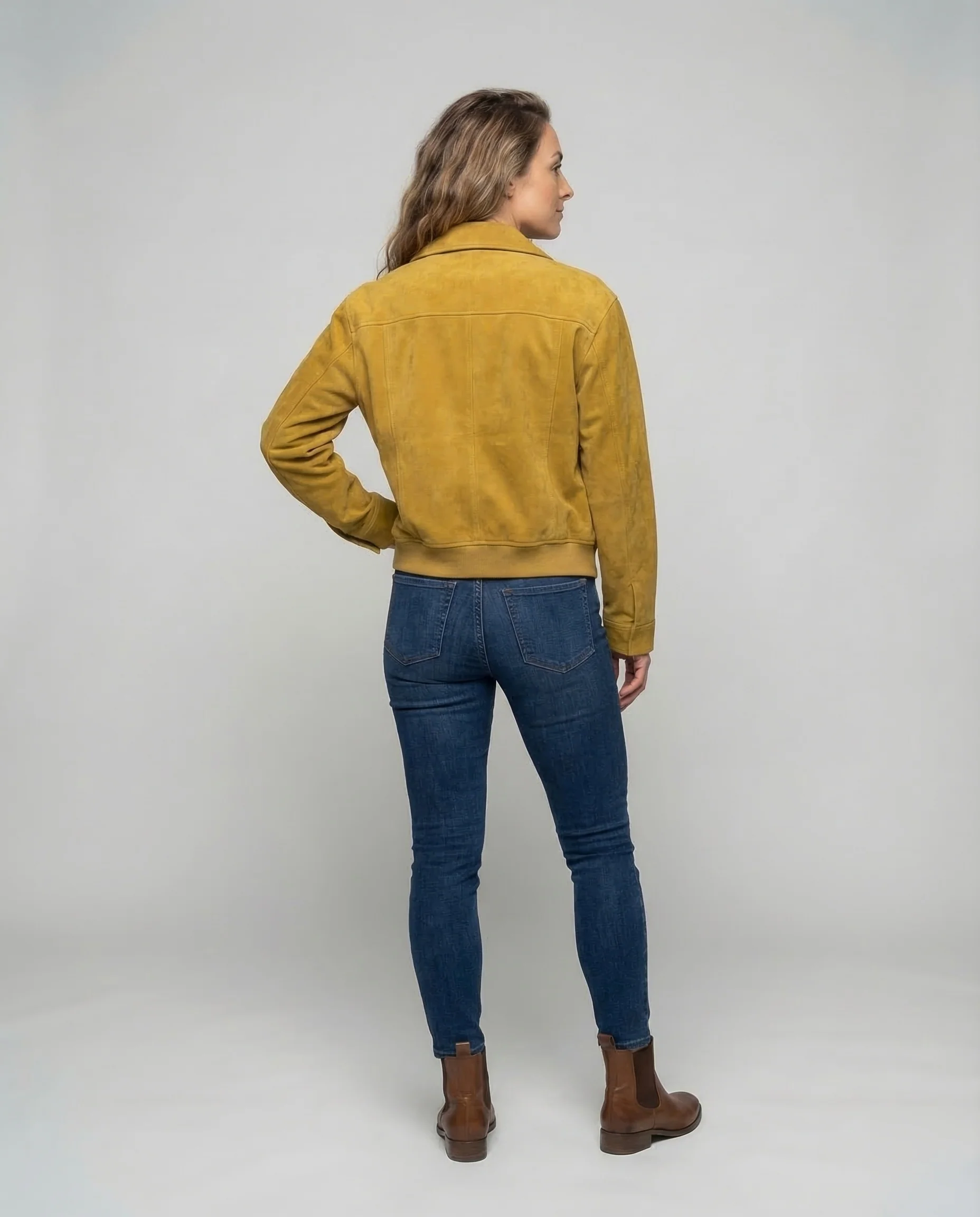 Damen Velours Blouson Oversize - Image 4