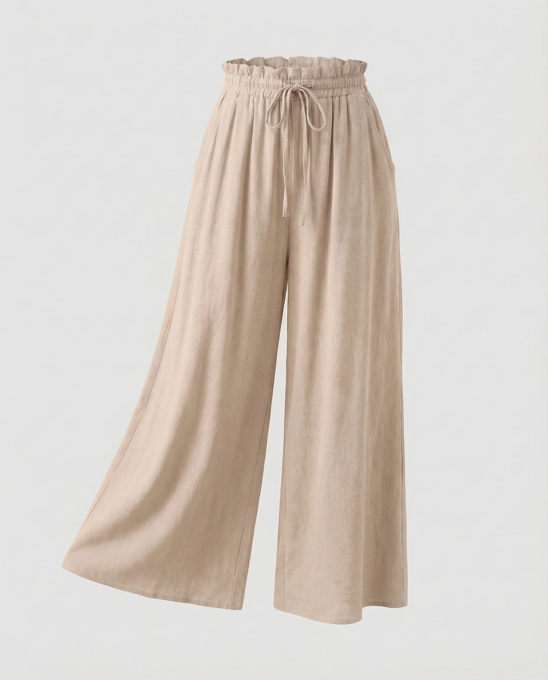 Damen Palazzo Hose Elastikbund - Image 7