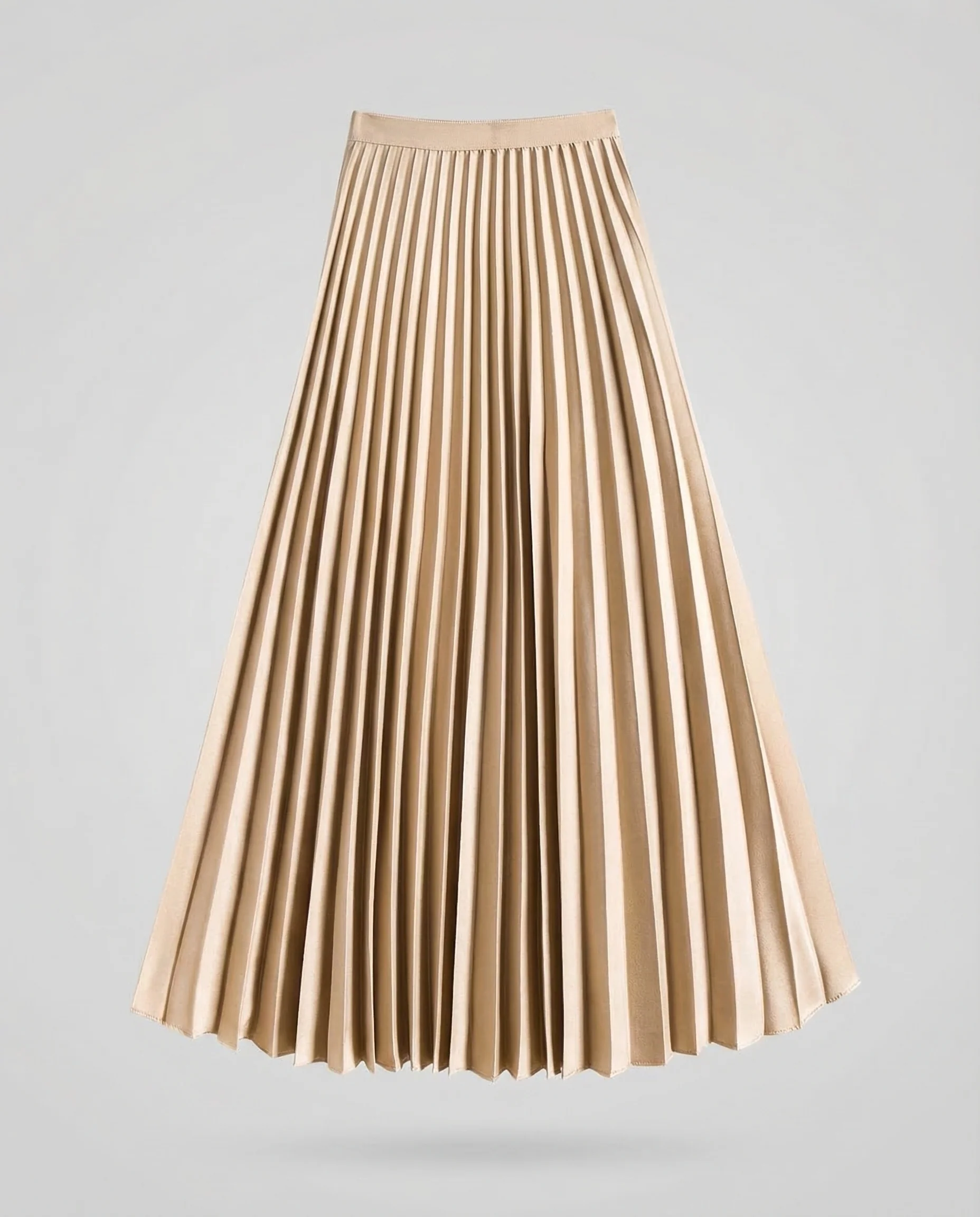 Damen Midirock Plissee High Waist - Image 4