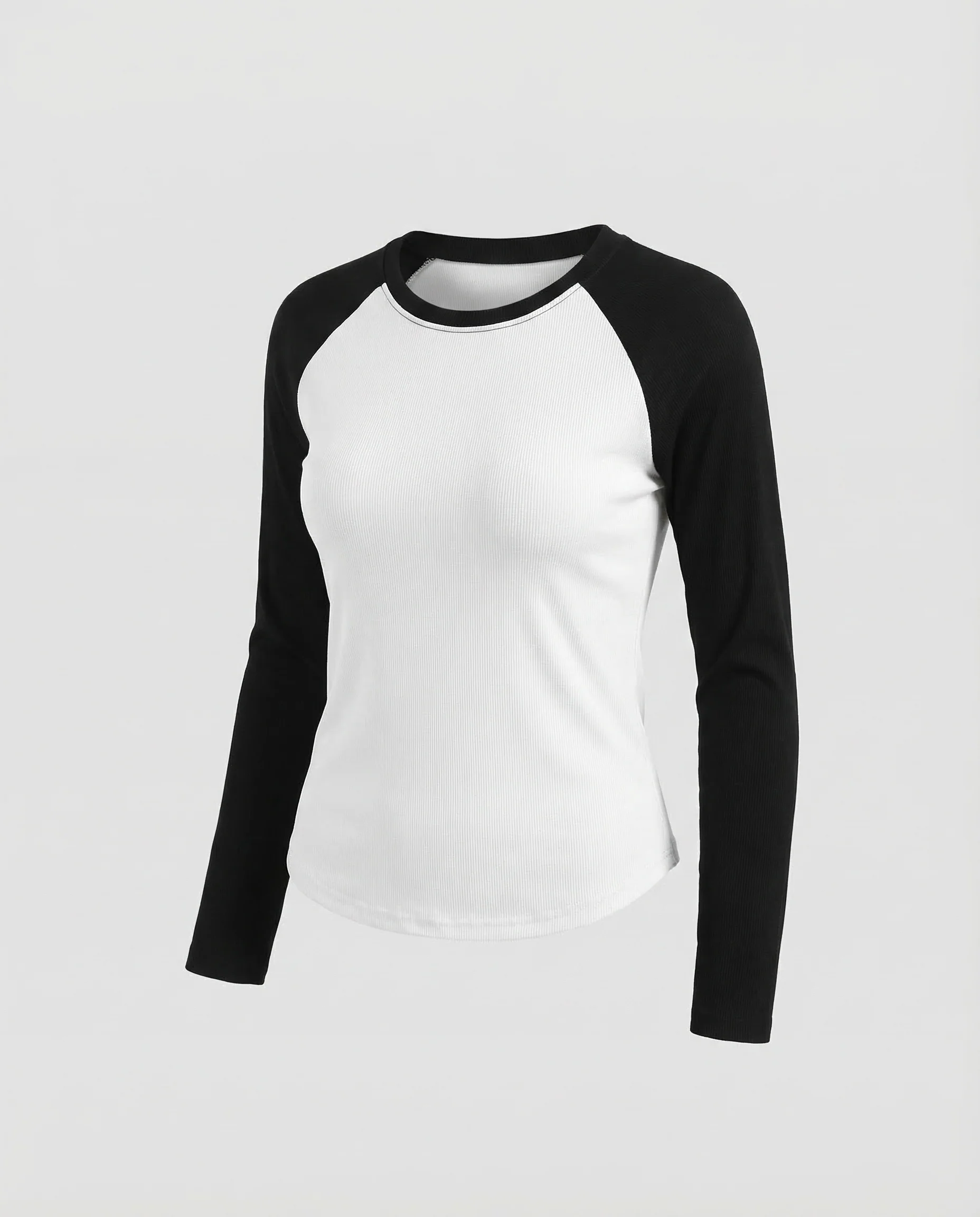 Damen Raglan Shirt Baseball - Image 5