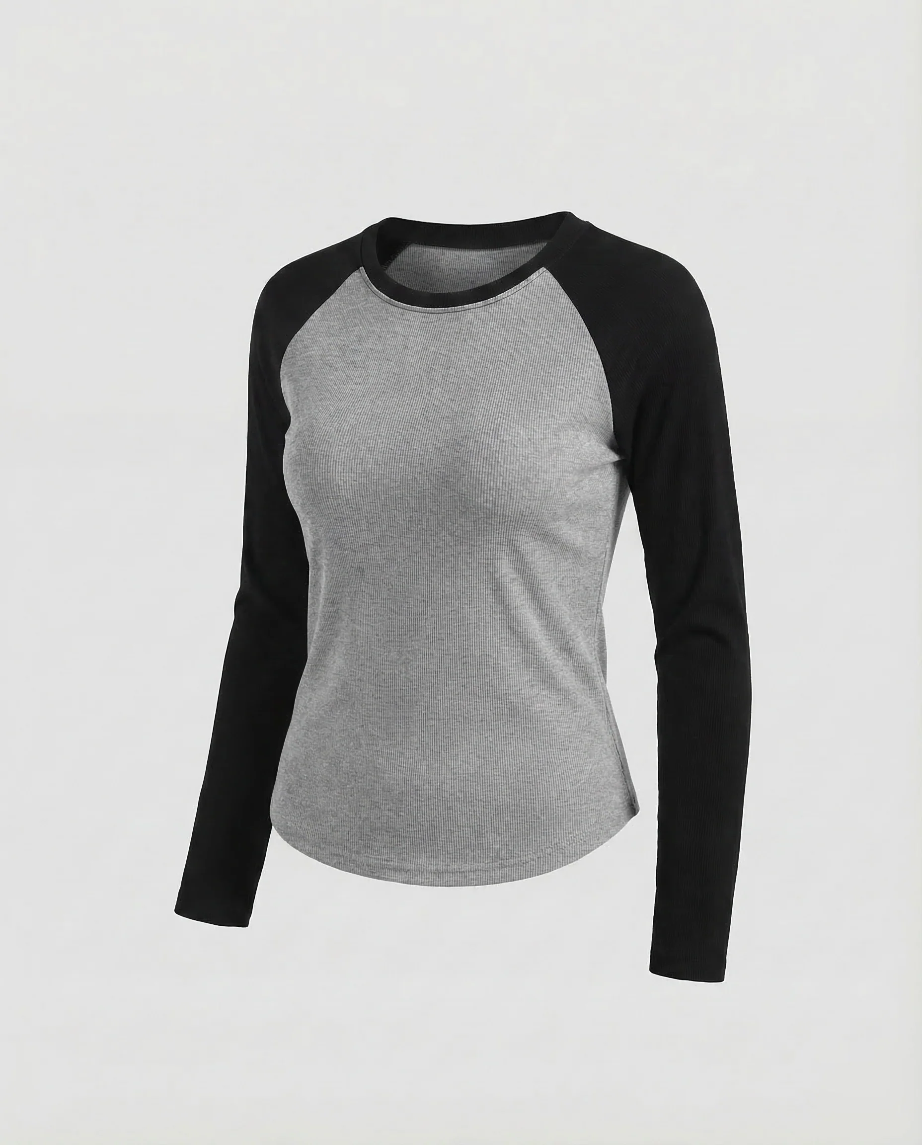 Damen Raglan Shirt Baseball - Image 6