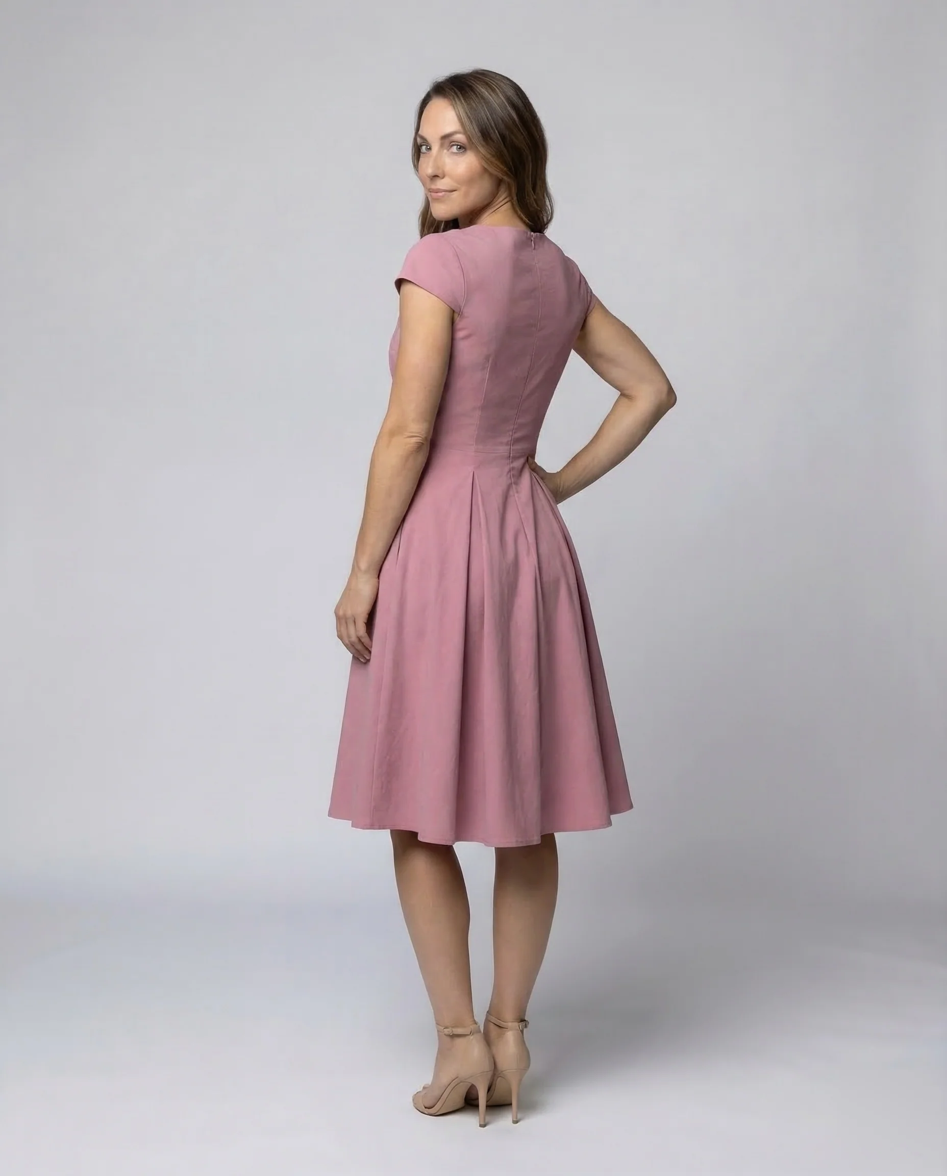 Damen Retro Kleid Schnürung - Image 4