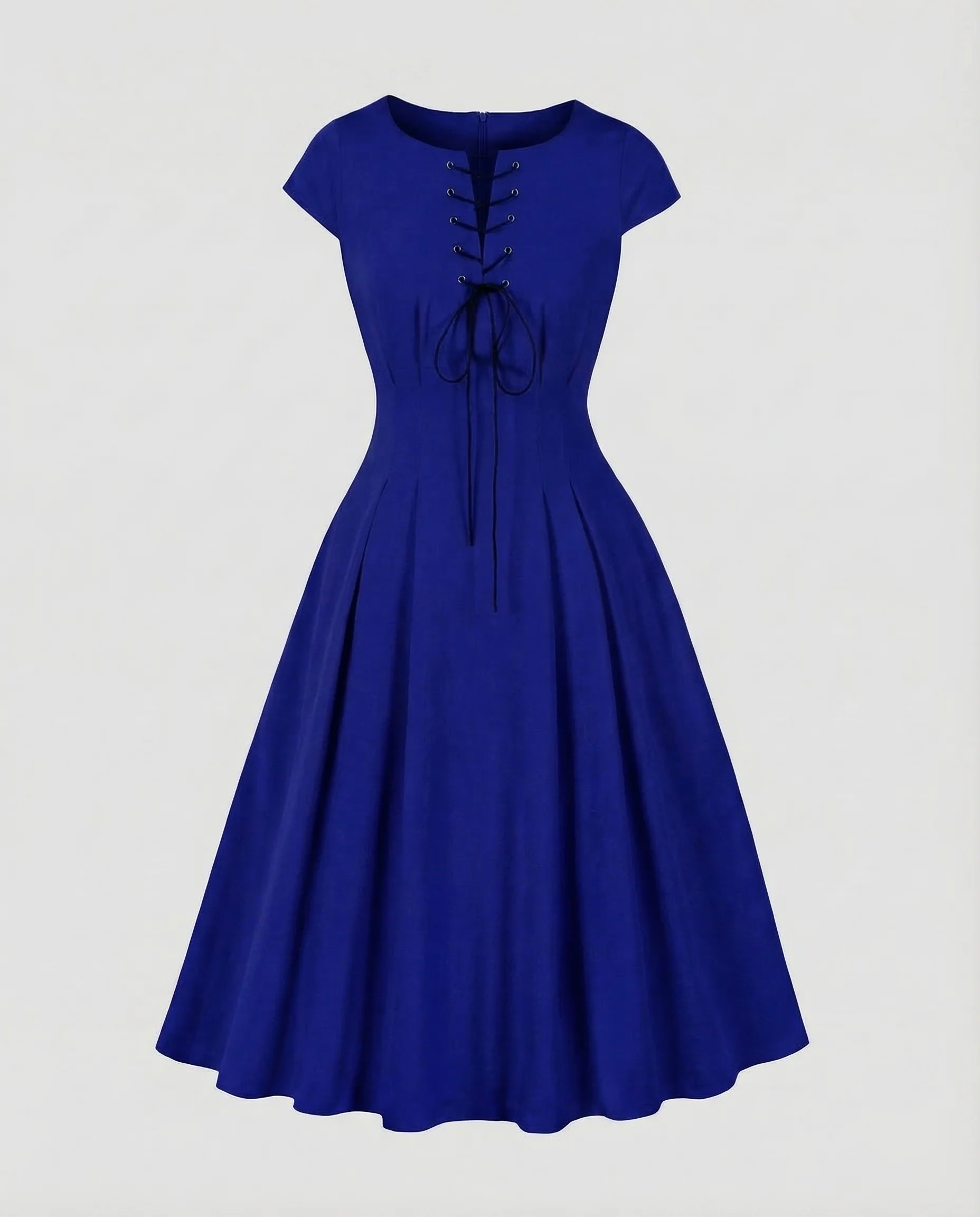 Damen Retro Kleid Schnürung - Image 8