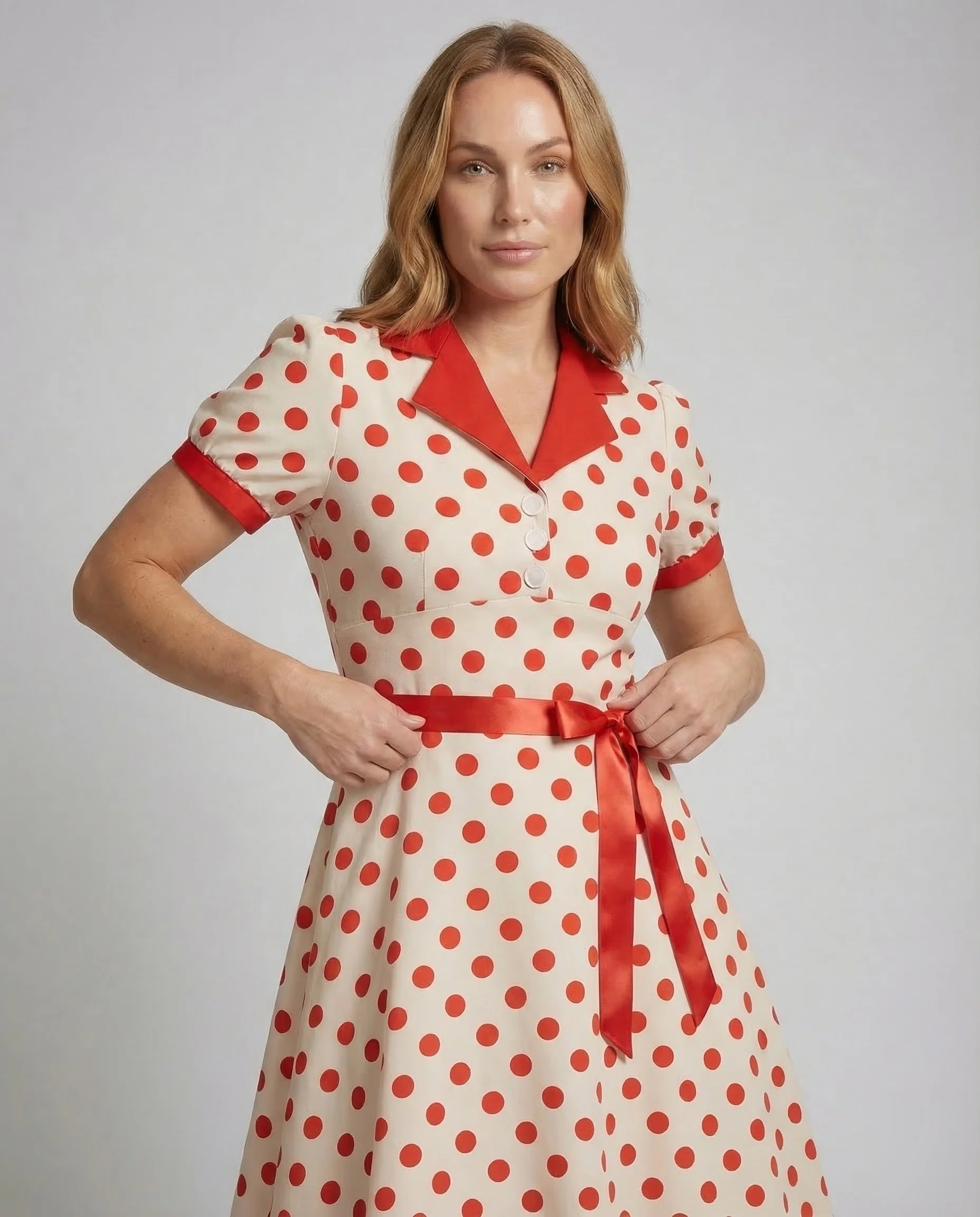 Damen Swingkleid Retro - Image 2