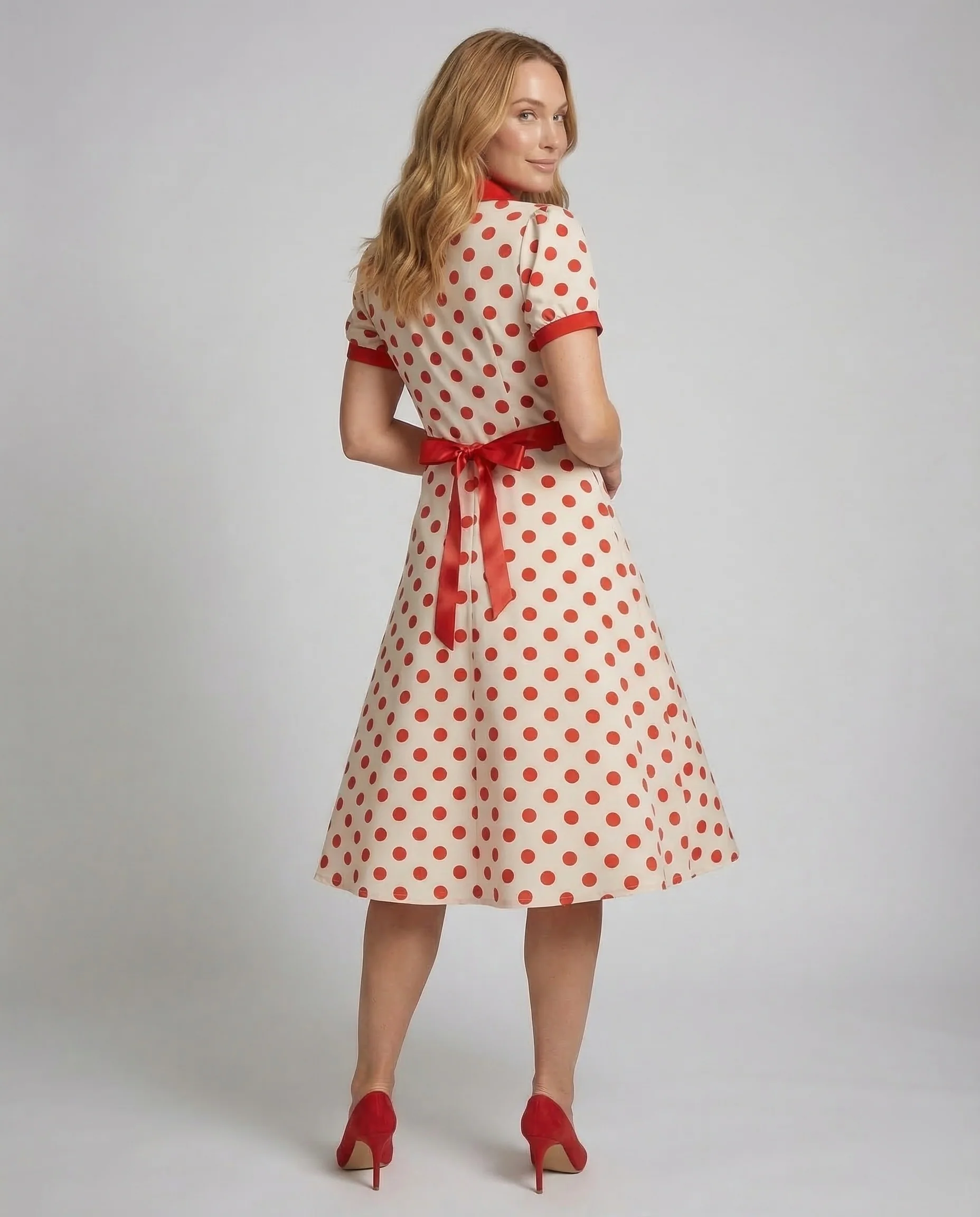 Damen Swingkleid Retro - Image 4
