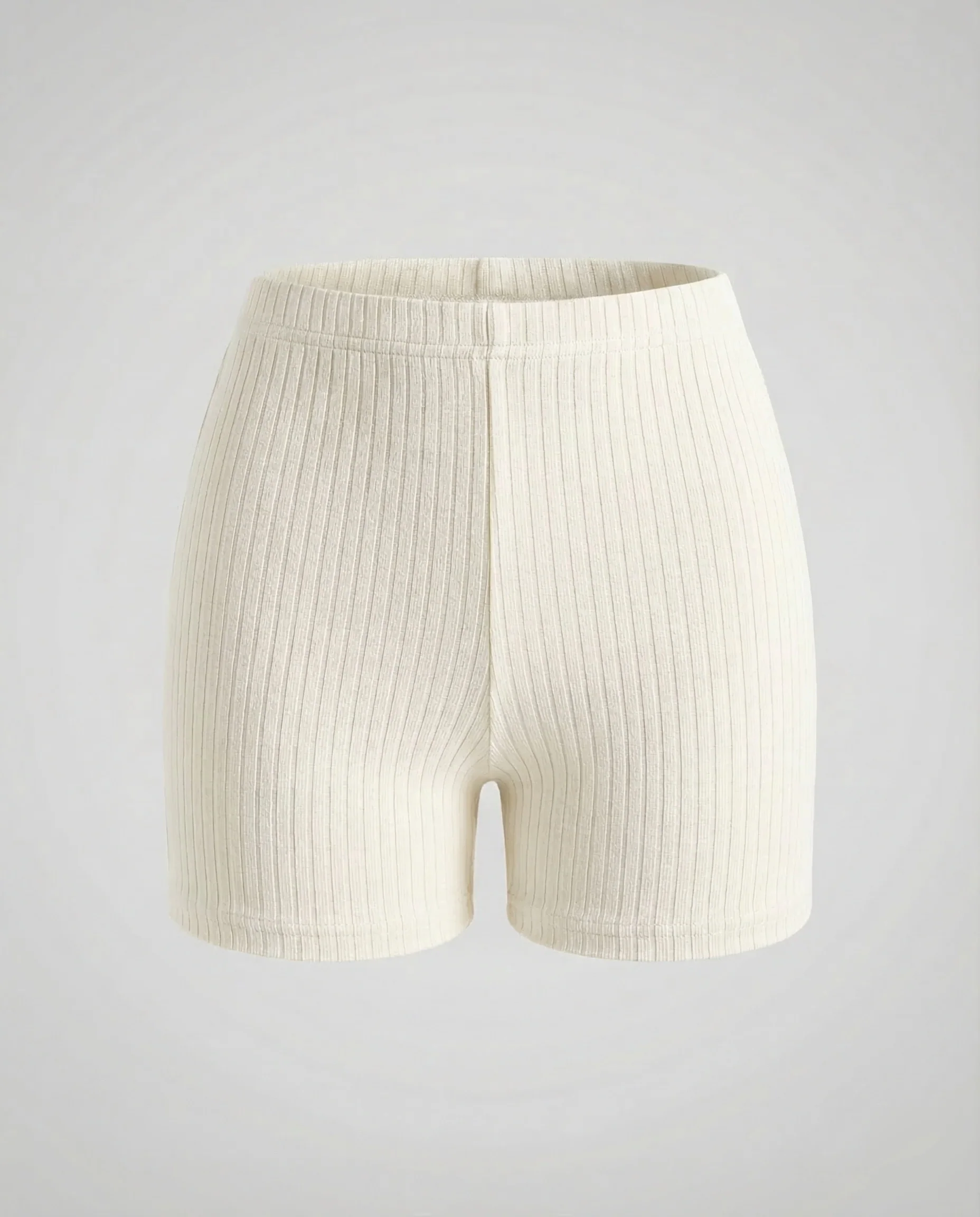 Damen Rippstrick Shorts Elastikbund - Image 7