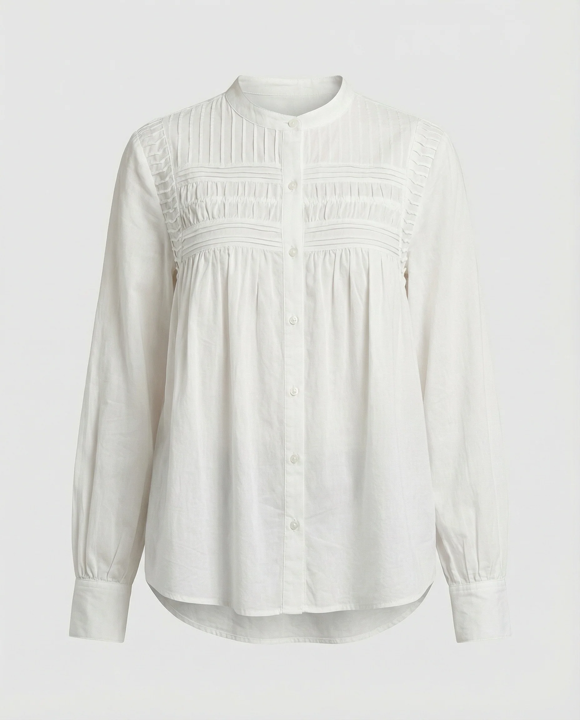 Romantische Baumwollbluse Damen - Image 5