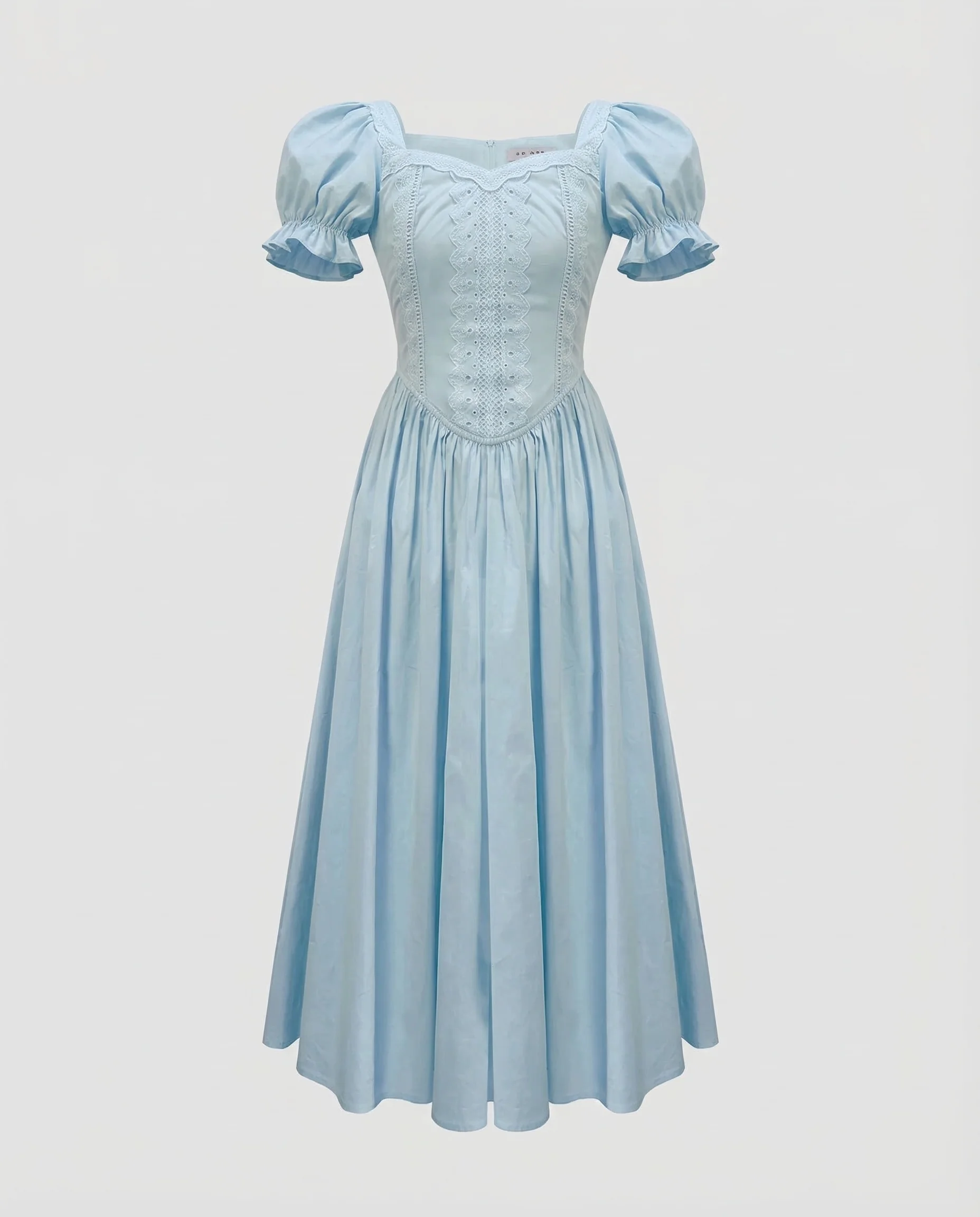 Damen Midikleid Korsage Romantisch - Image 4