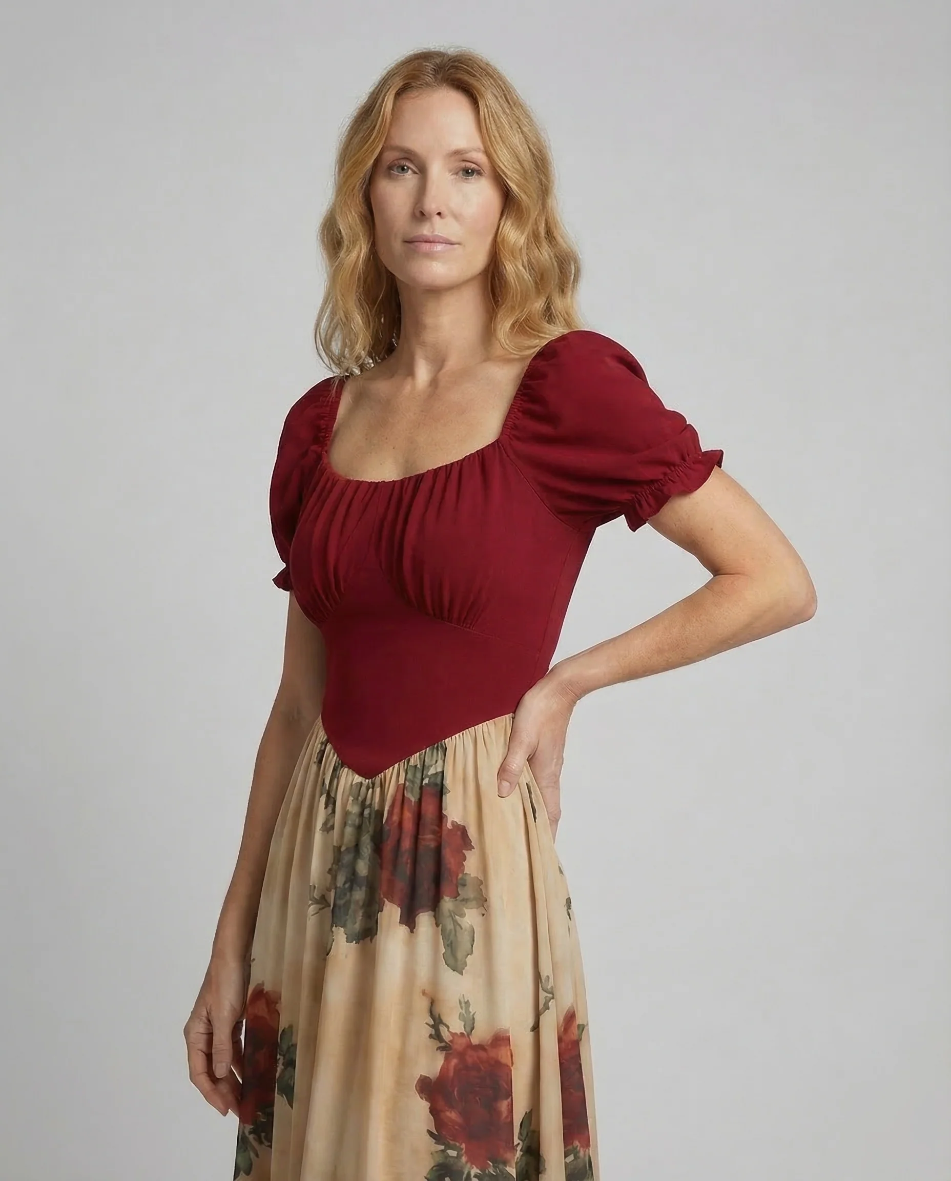 Damen Maxikleid Empire - Image 2