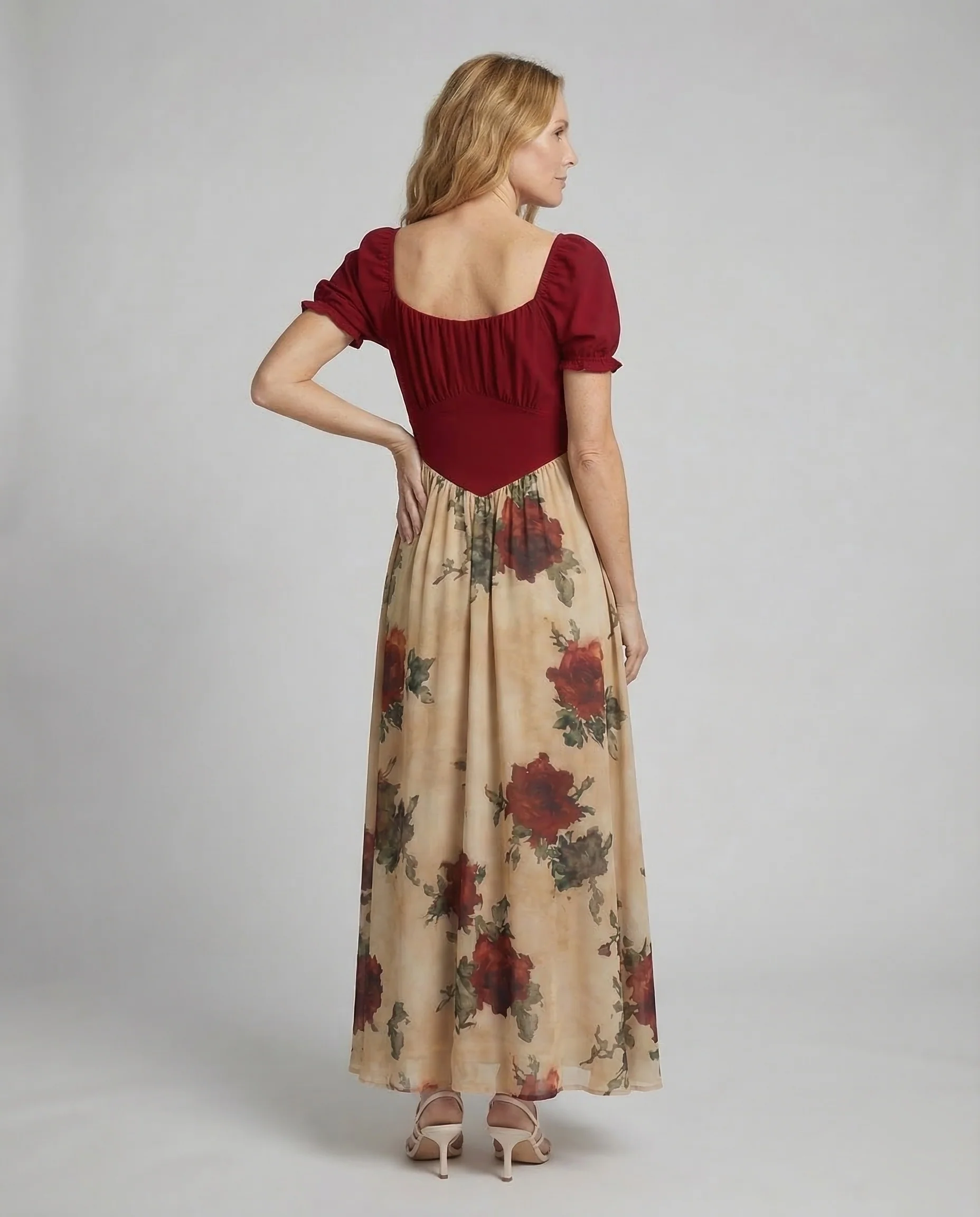 Damen Maxikleid Empire - Image 4