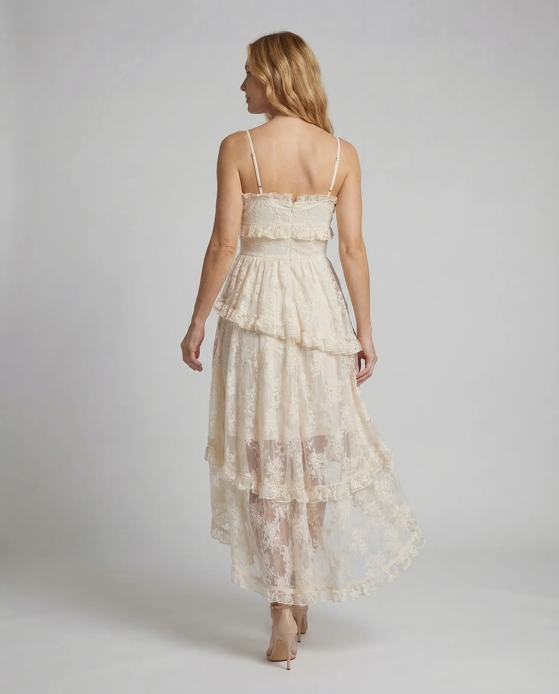Damen Spitzenkleid Vintage Korsett Bustier - Image 4