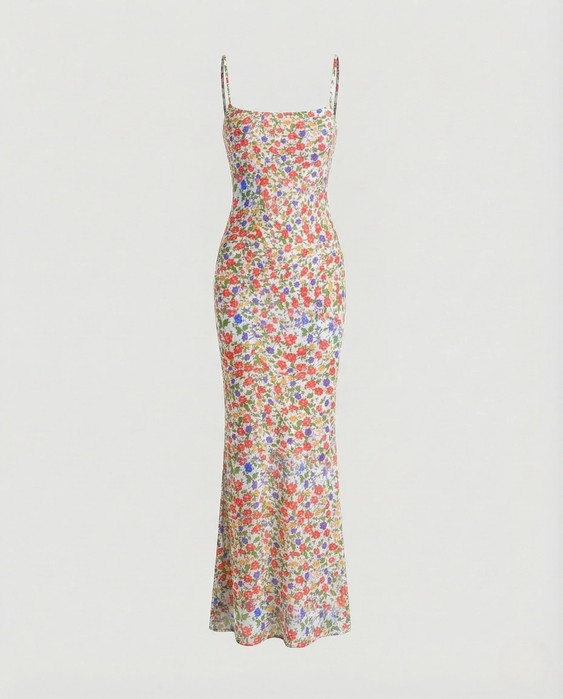 Damen Maxikleid Rückenfrei Spaghettiträger - Image 9