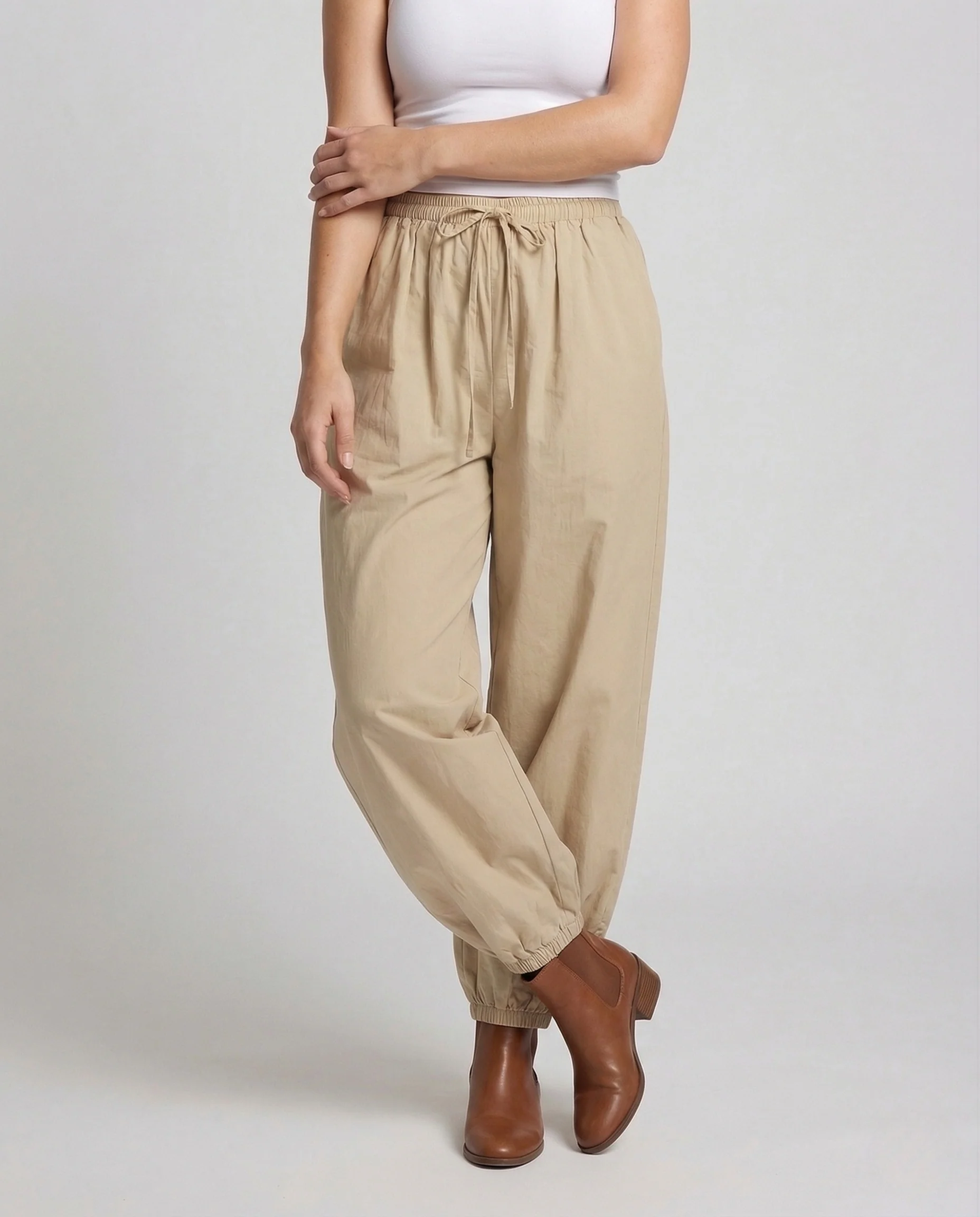 Damen Bandeau Croptop Haremshose Set - Image 2