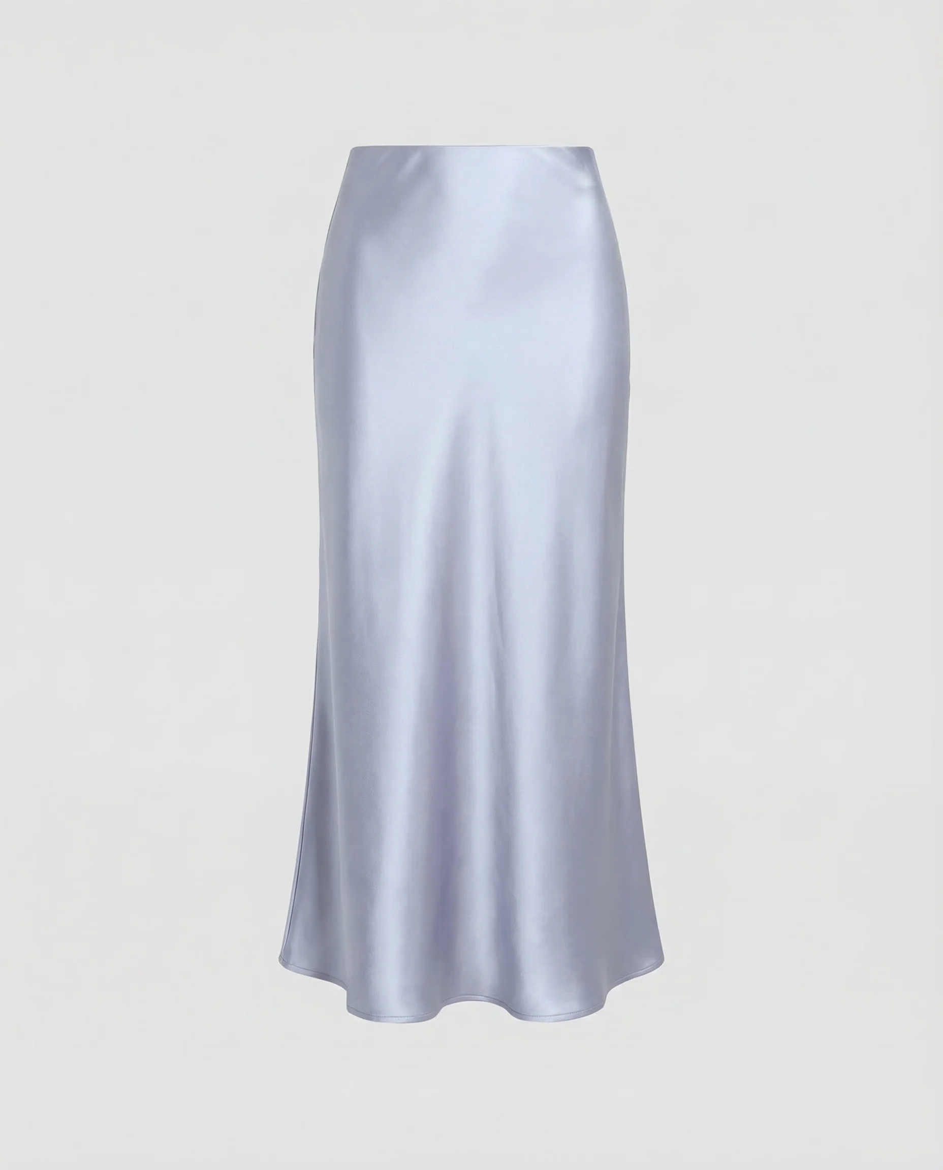 Damen Satin Midirock Drapiert - Image 5