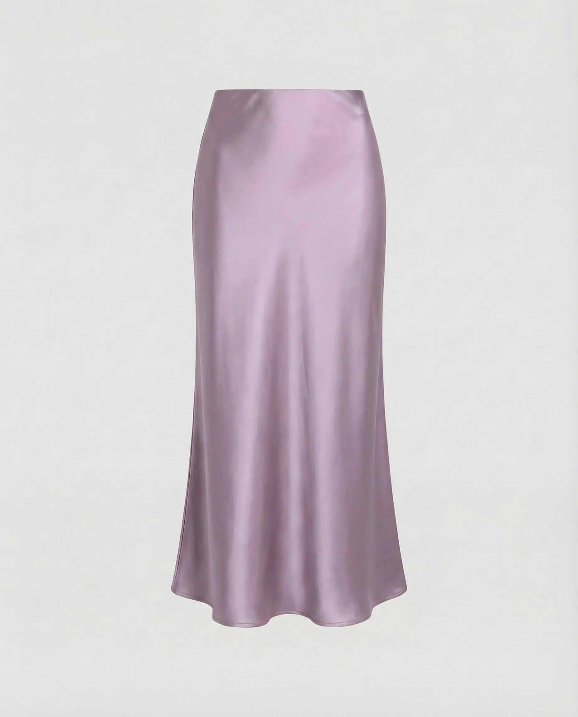 Damen Satin Midirock Drapiert - Image 6