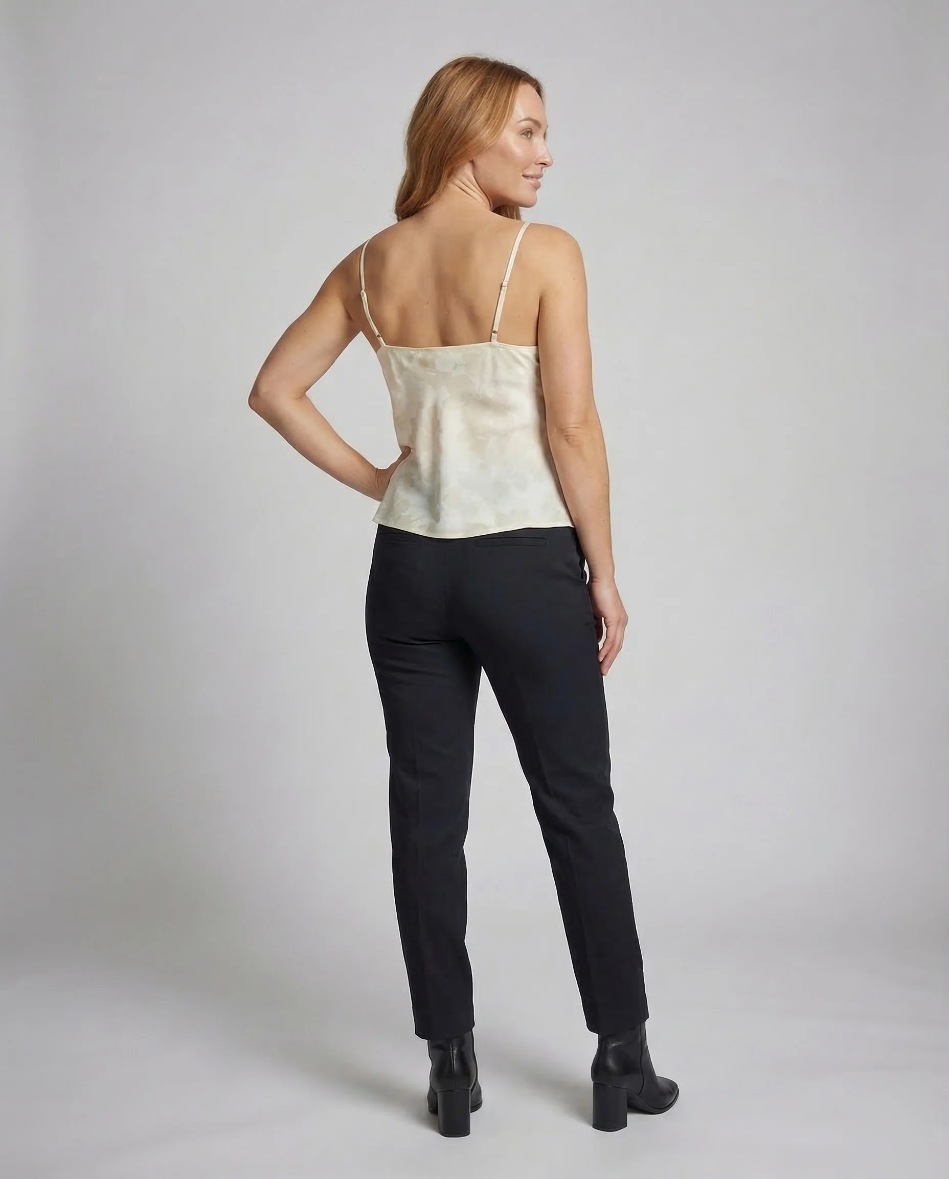 Damen Satin Cami Jacquard - Image 4