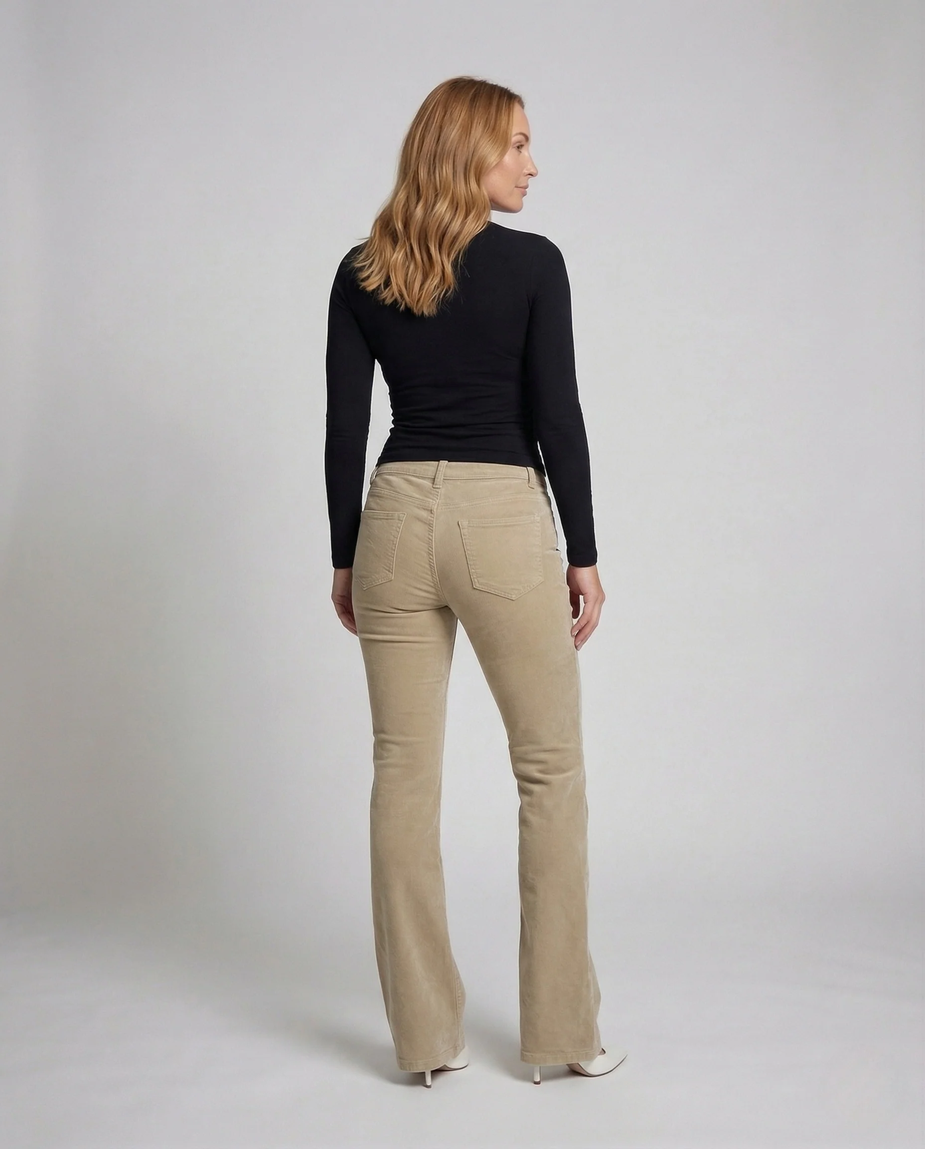 Damen Cord Schlaghose Hüftbund - Image 4