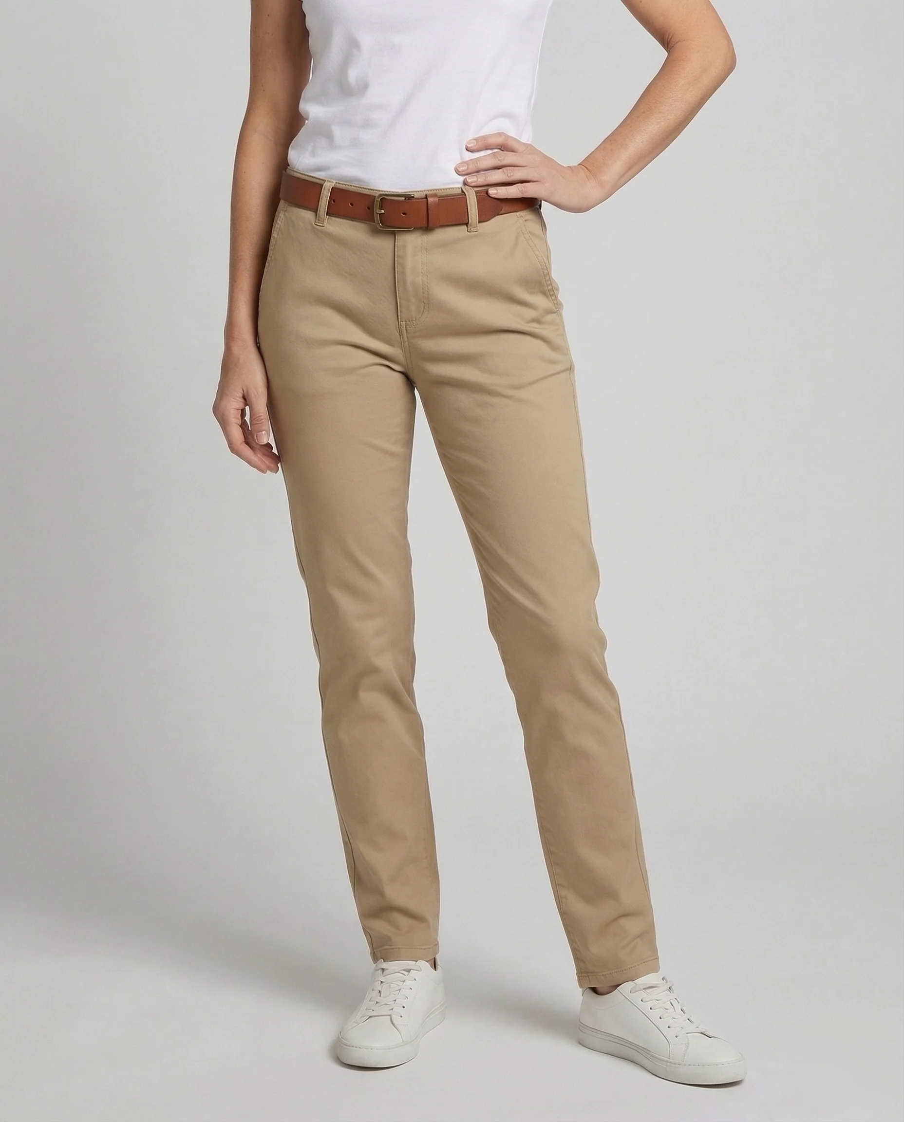 Damen Chinohose Elastikbund - Image 2