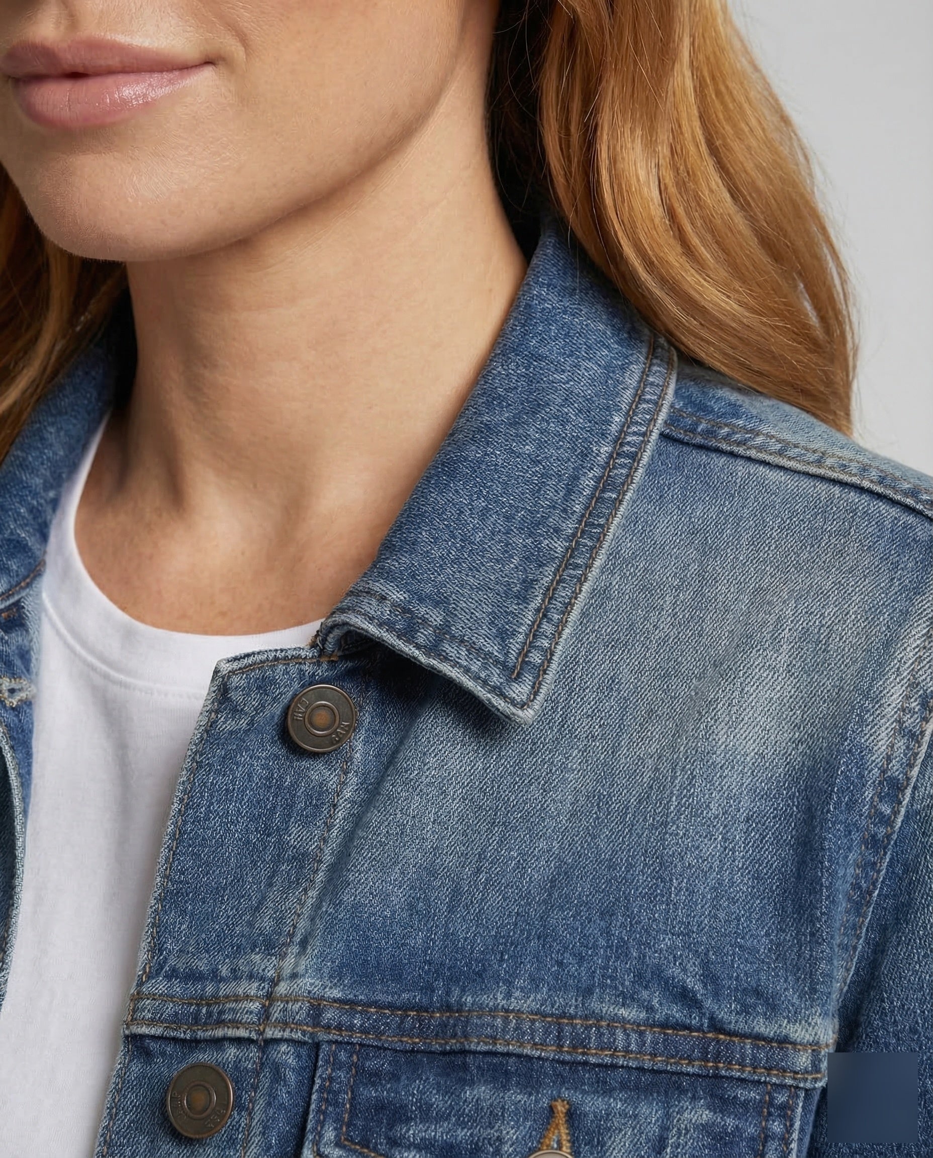Damen Denimjacke Worker Slim - Image 3