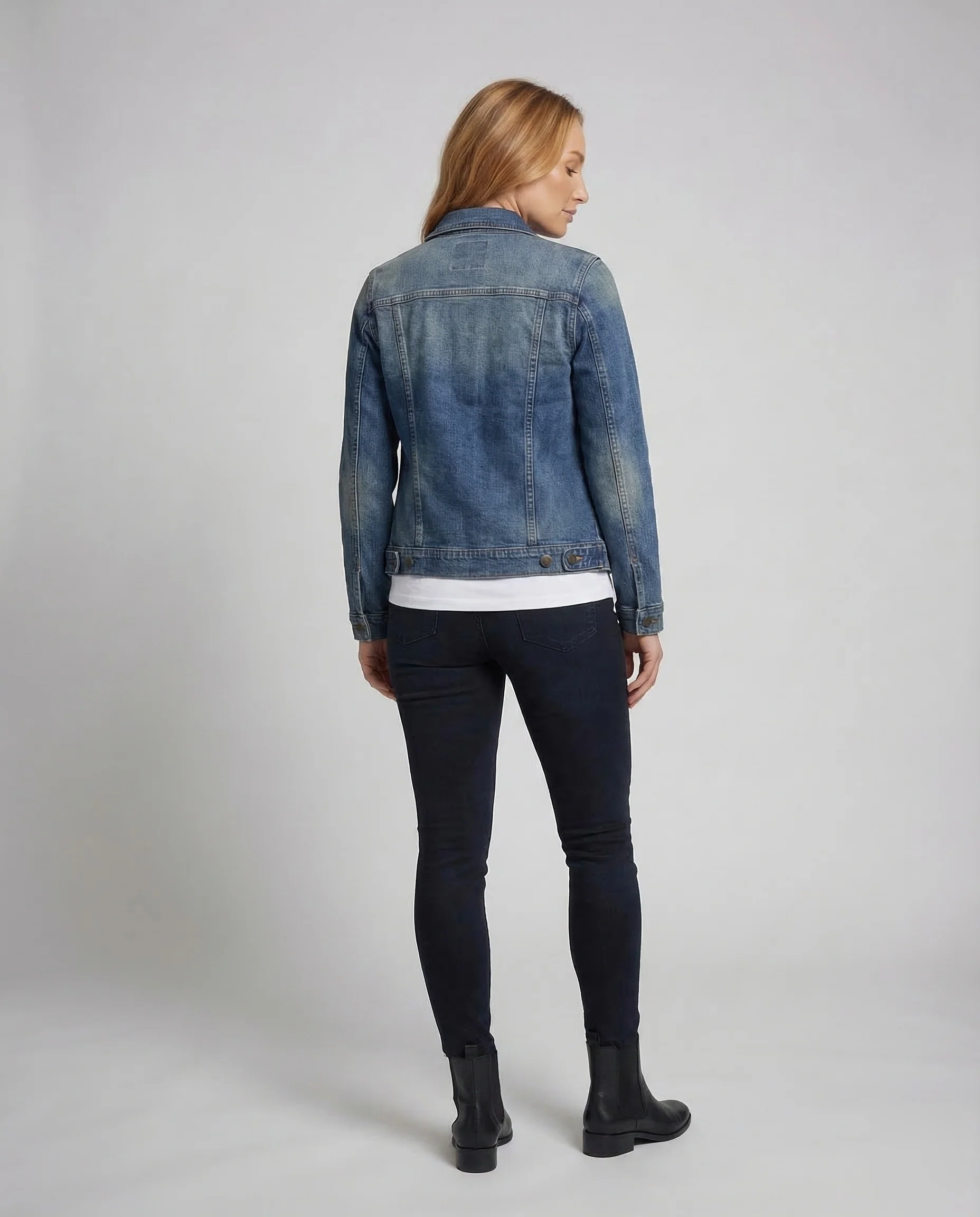Damen Denimjacke Worker Slim - Image 4