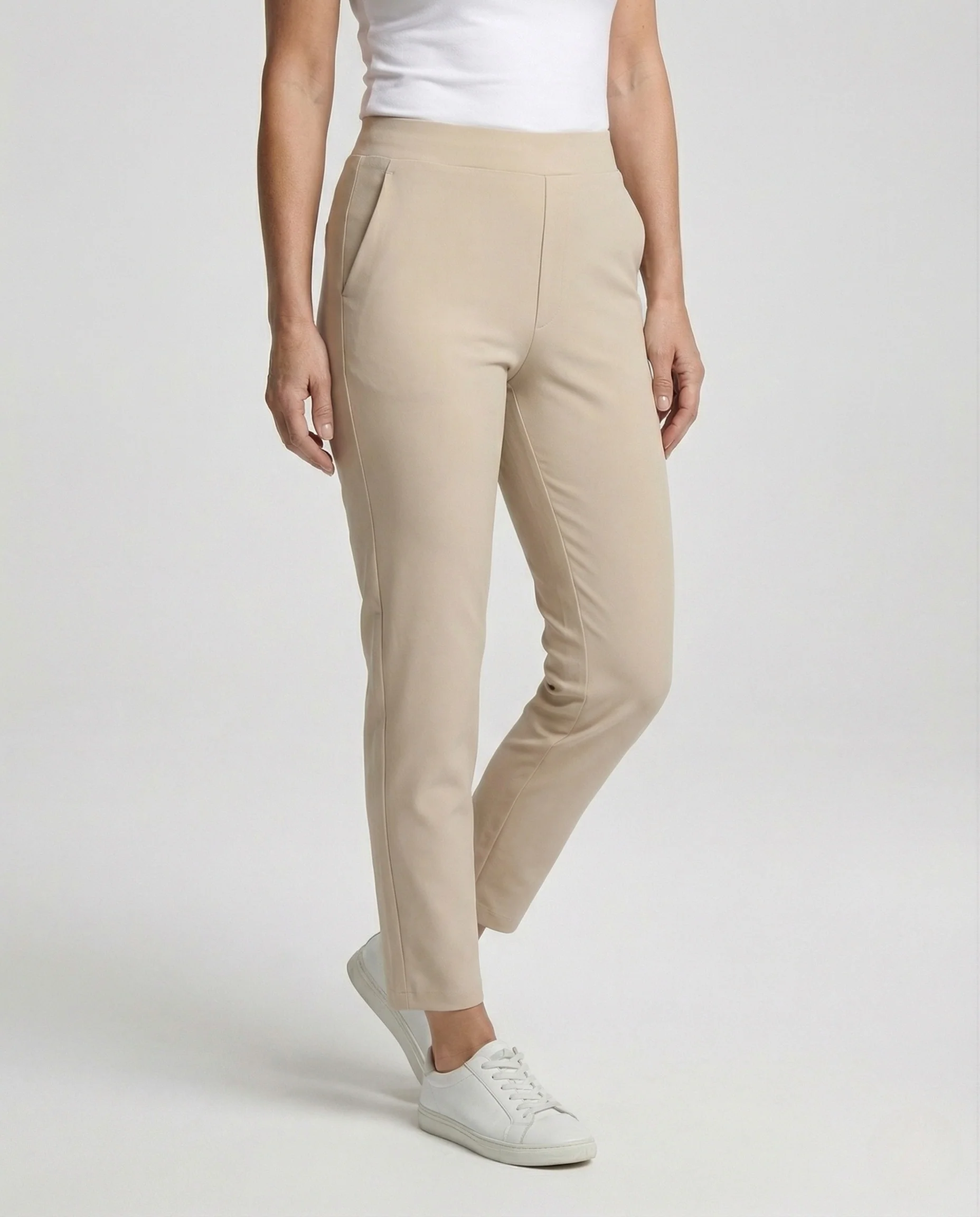 Freizeitkleidung Damen Stretchhose Schmal - Image 2