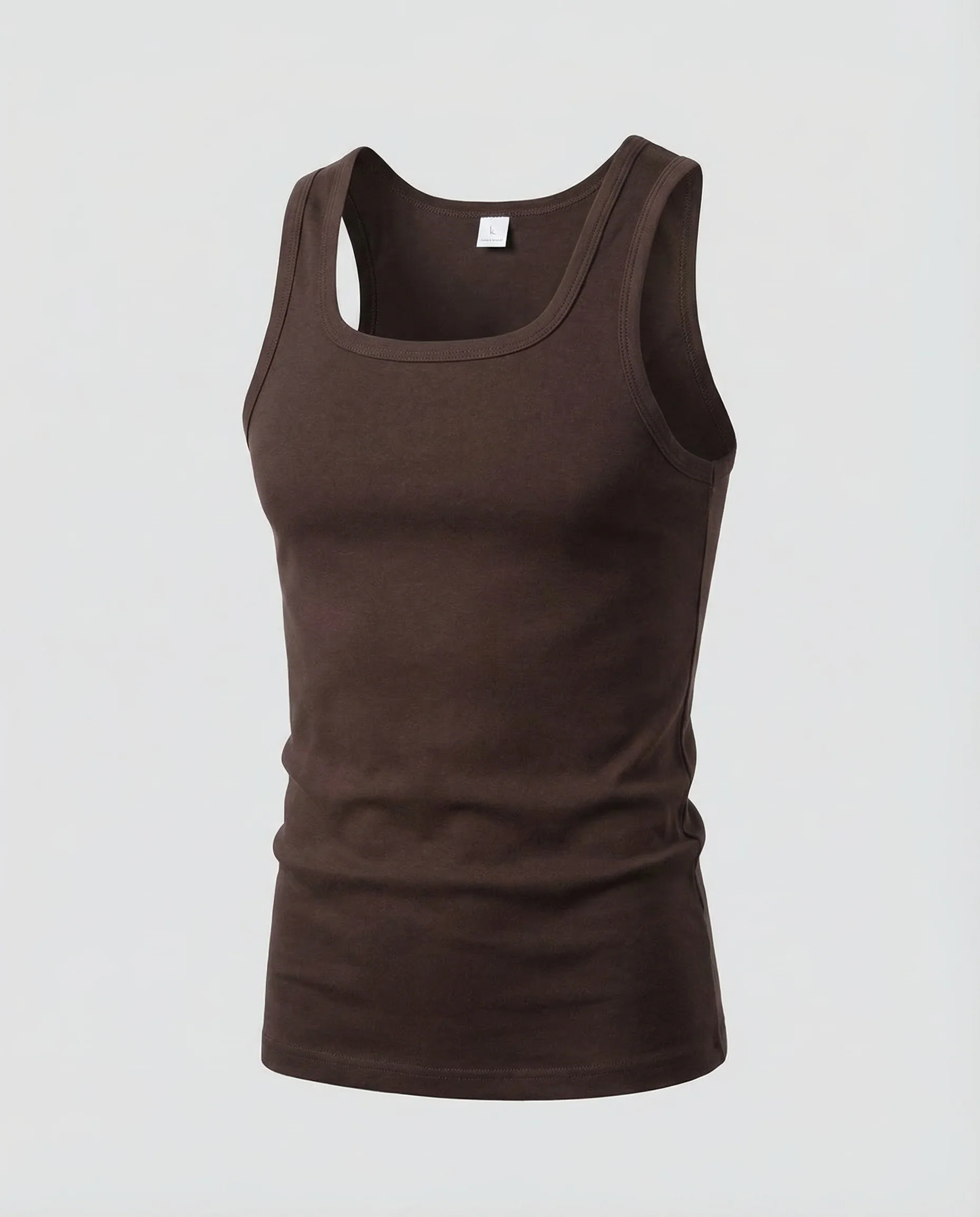 Damen Tanktop Baumwolle Eckiger Ausschnitt - Image 4