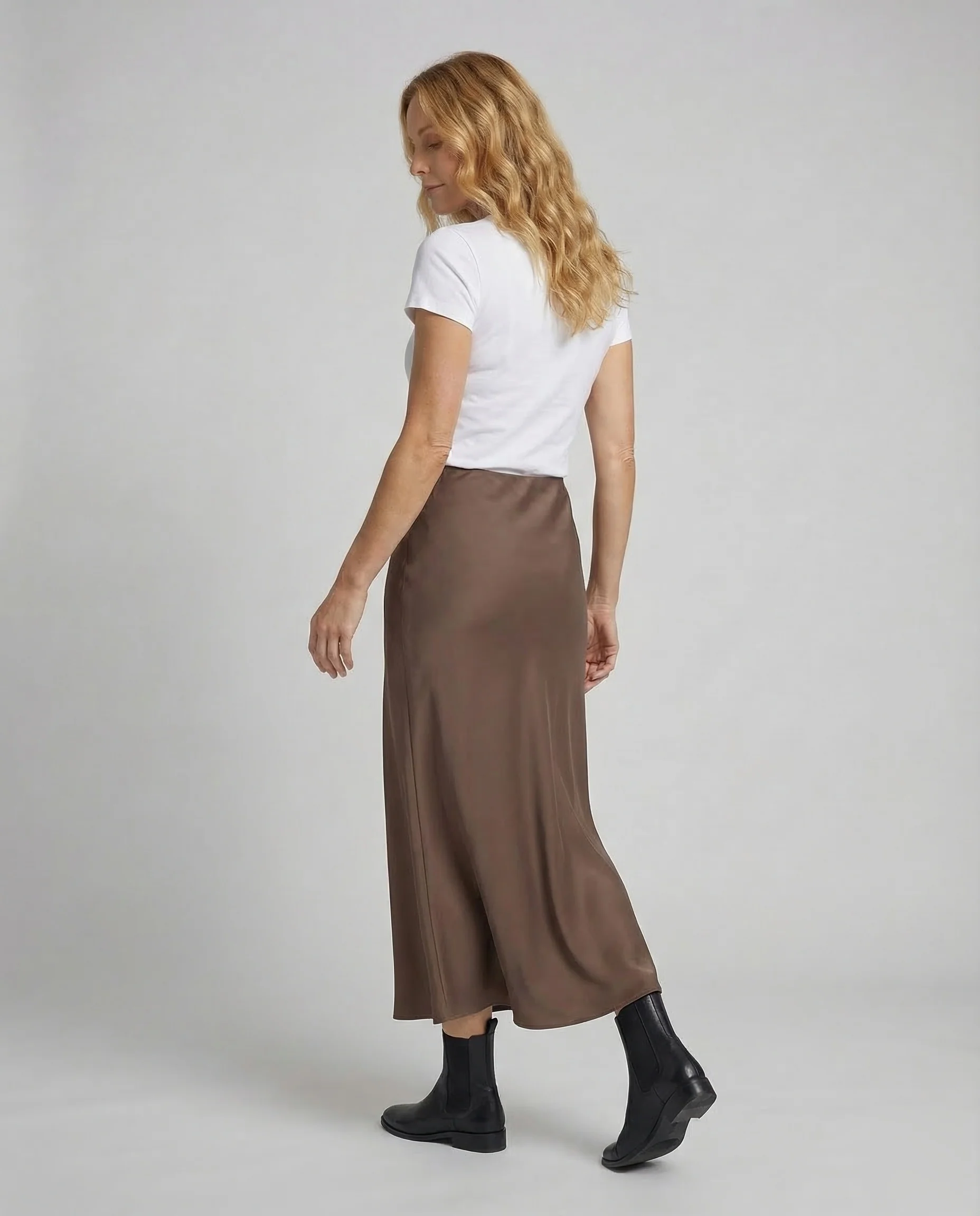 Damen Maxirock Schrägschnitt - Image 4