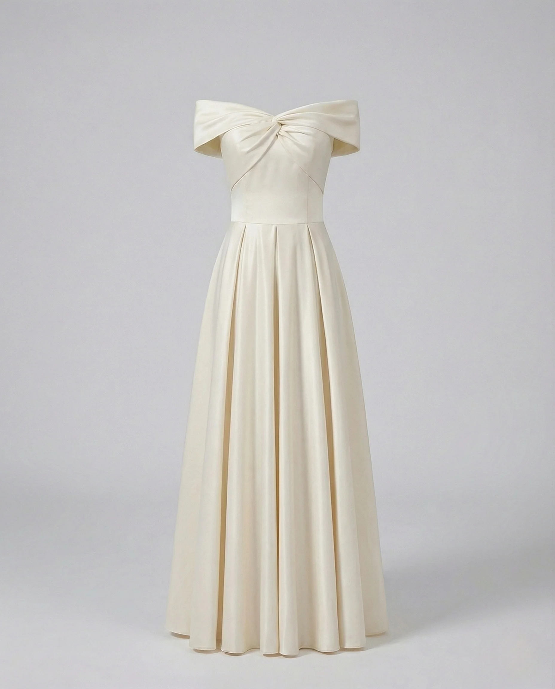 Damen Schulterfreies Abendkleid mit Drapierung - Image 7