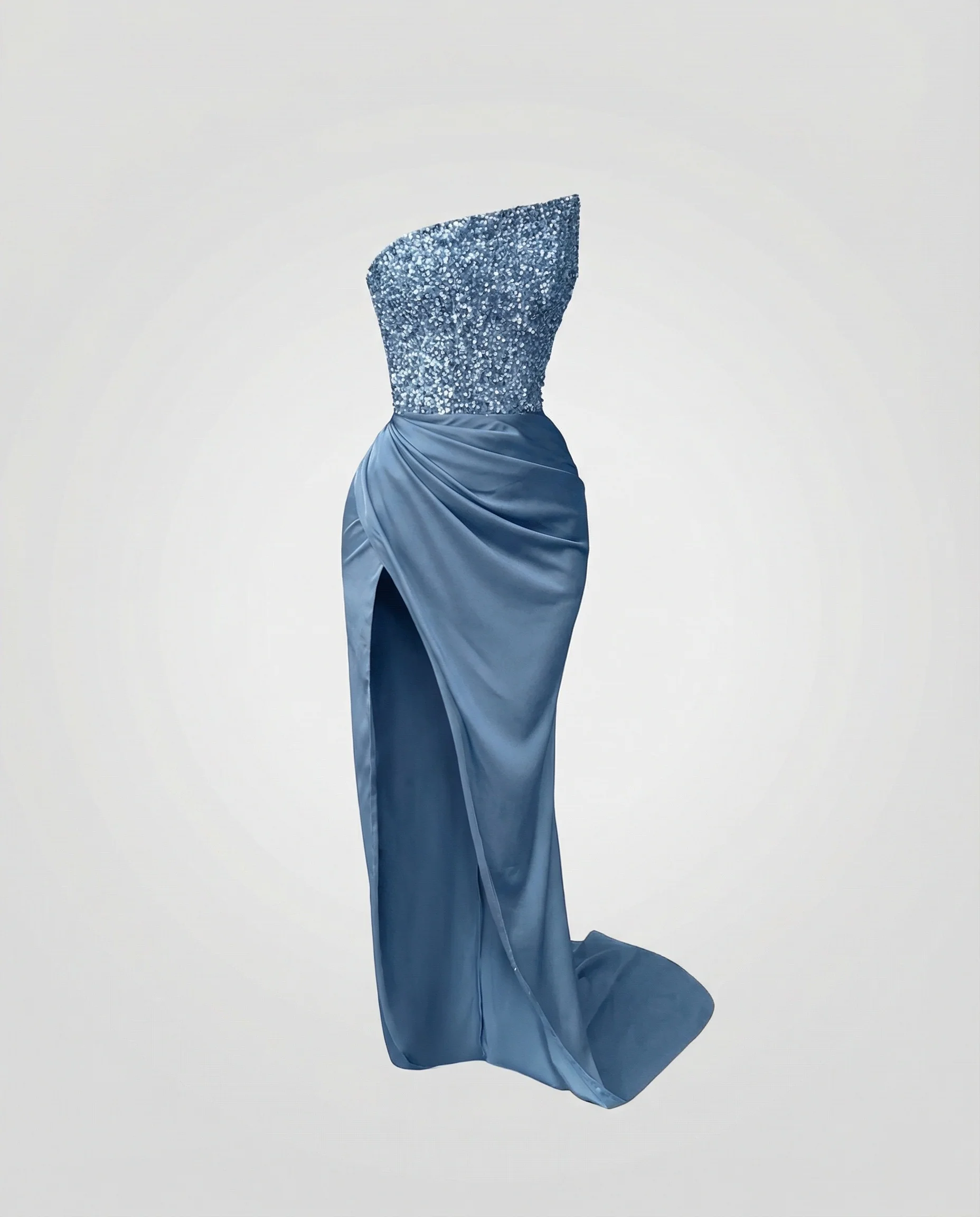 Damen Abendkleid Elegant Schulterfrei - Image 10