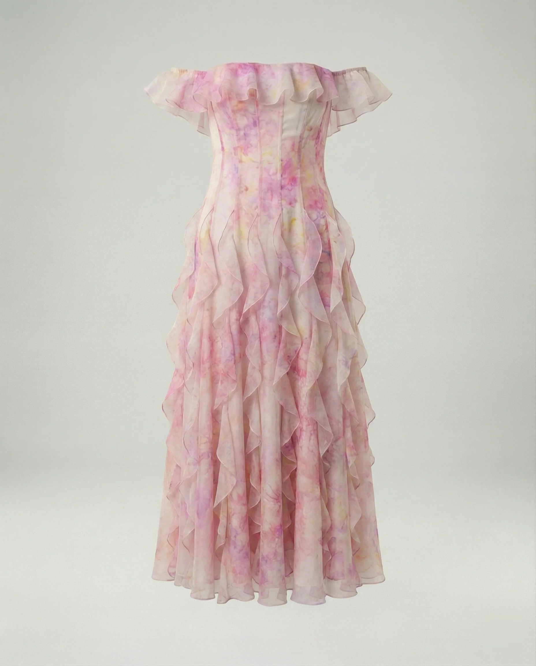 Damen Corsagen Abendkleid schulterfrei - Image 6