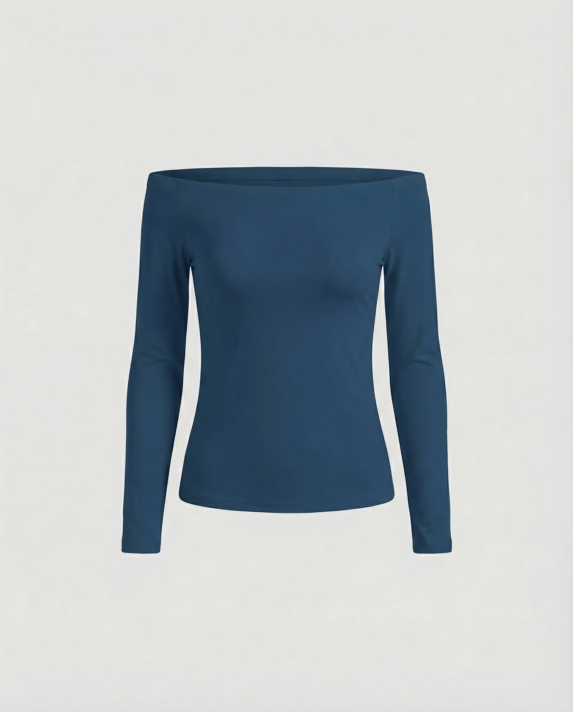 Damen Off Shoulder Shirt Langarm - Image 6