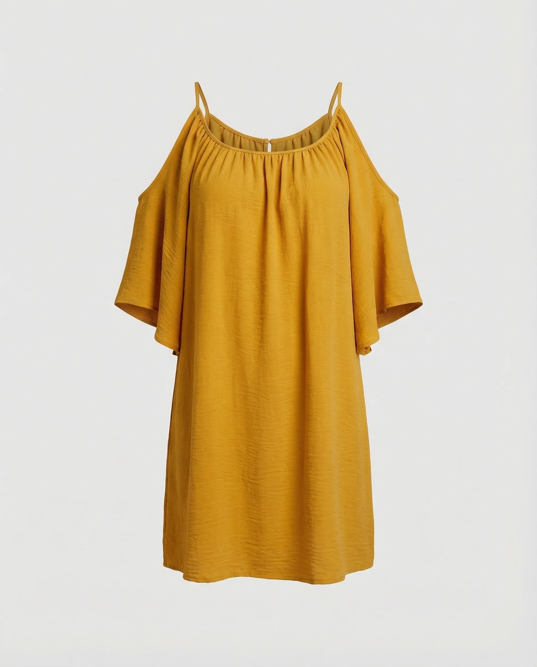 Damen Sommerkleid schulterfrei luftig