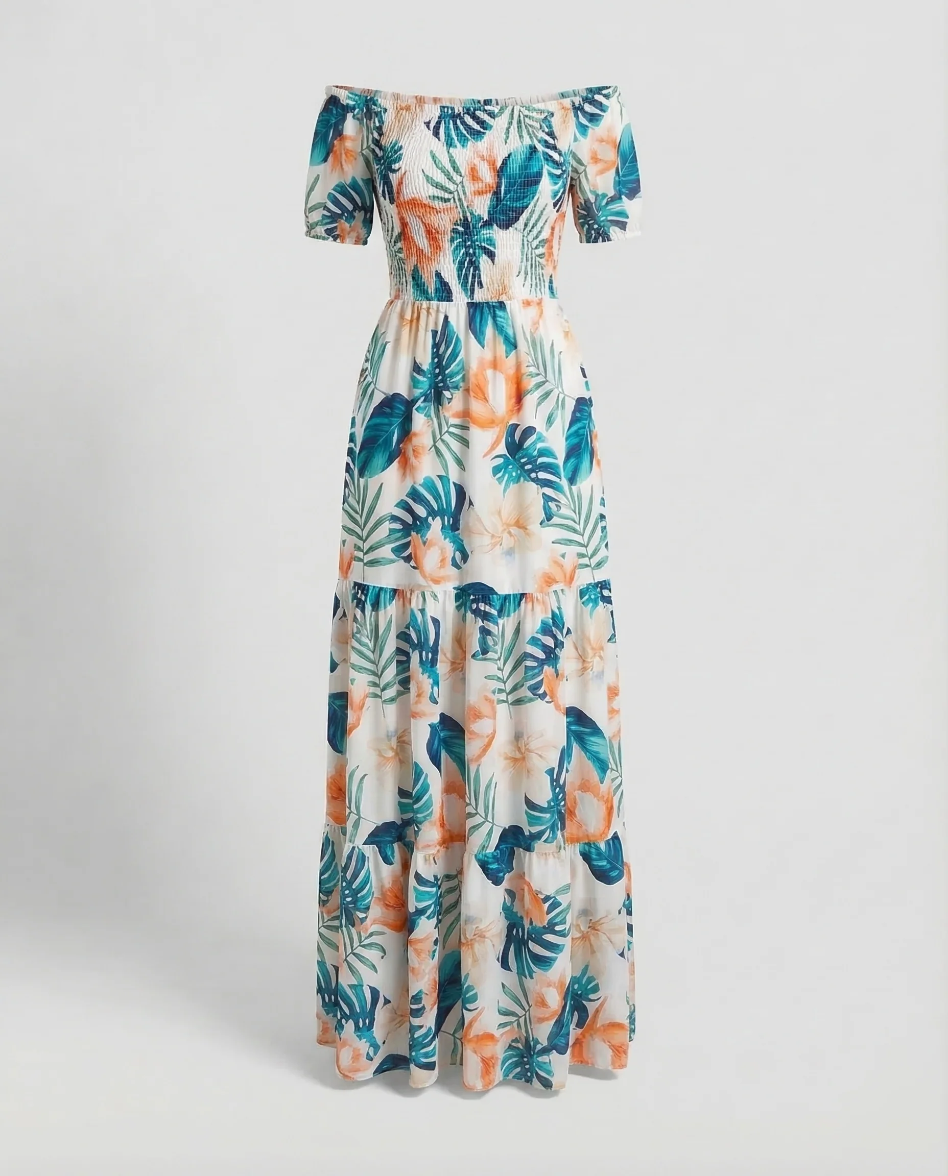 Damen Off Shoulder Maxikleid - Image 10