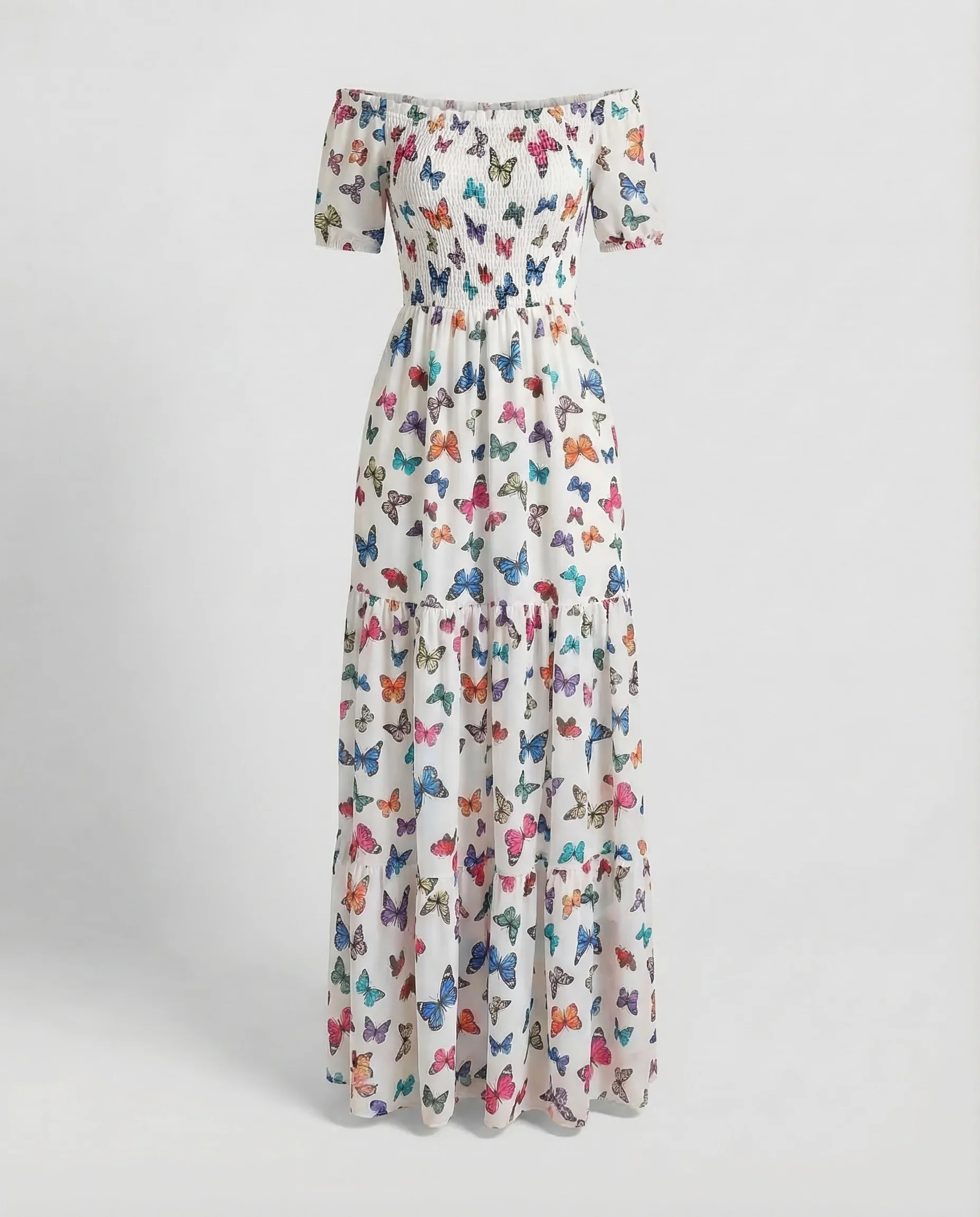 Damen Off Shoulder Maxikleid - Image 11