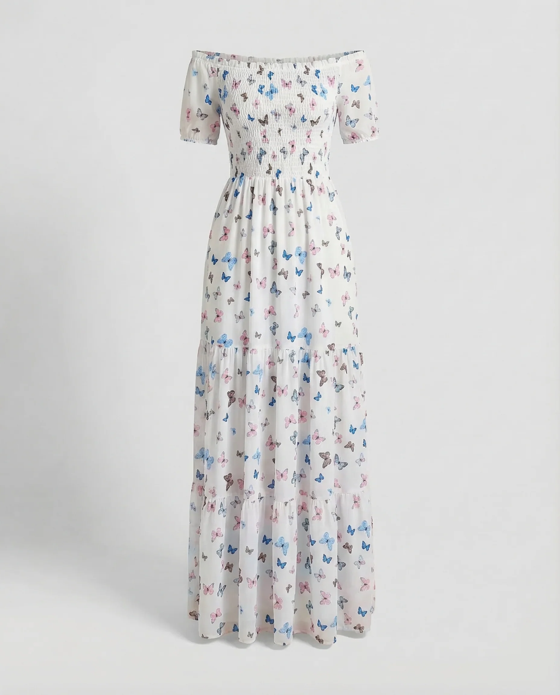 Damen Off Shoulder Maxikleid - Image 6
