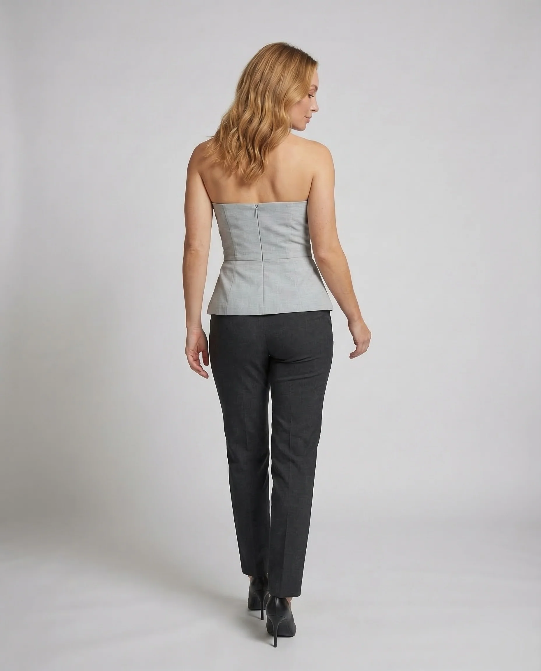 Damen Mieder Top Reißverschluss - Image 4