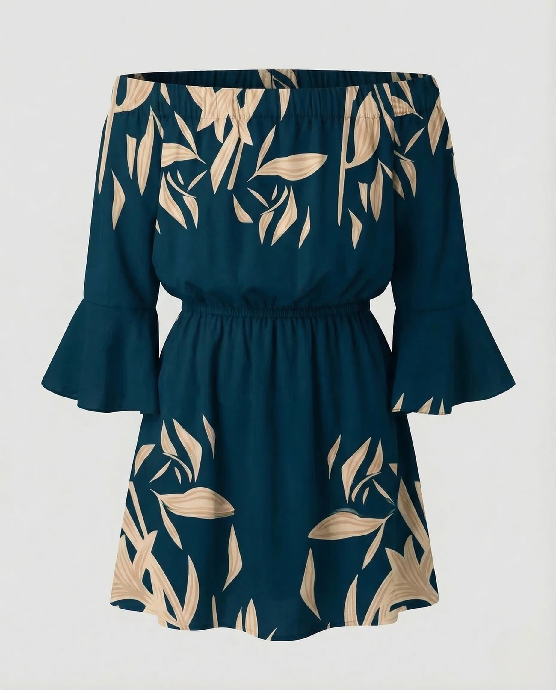 Damen Volant Minikleid Carmen - Image 9