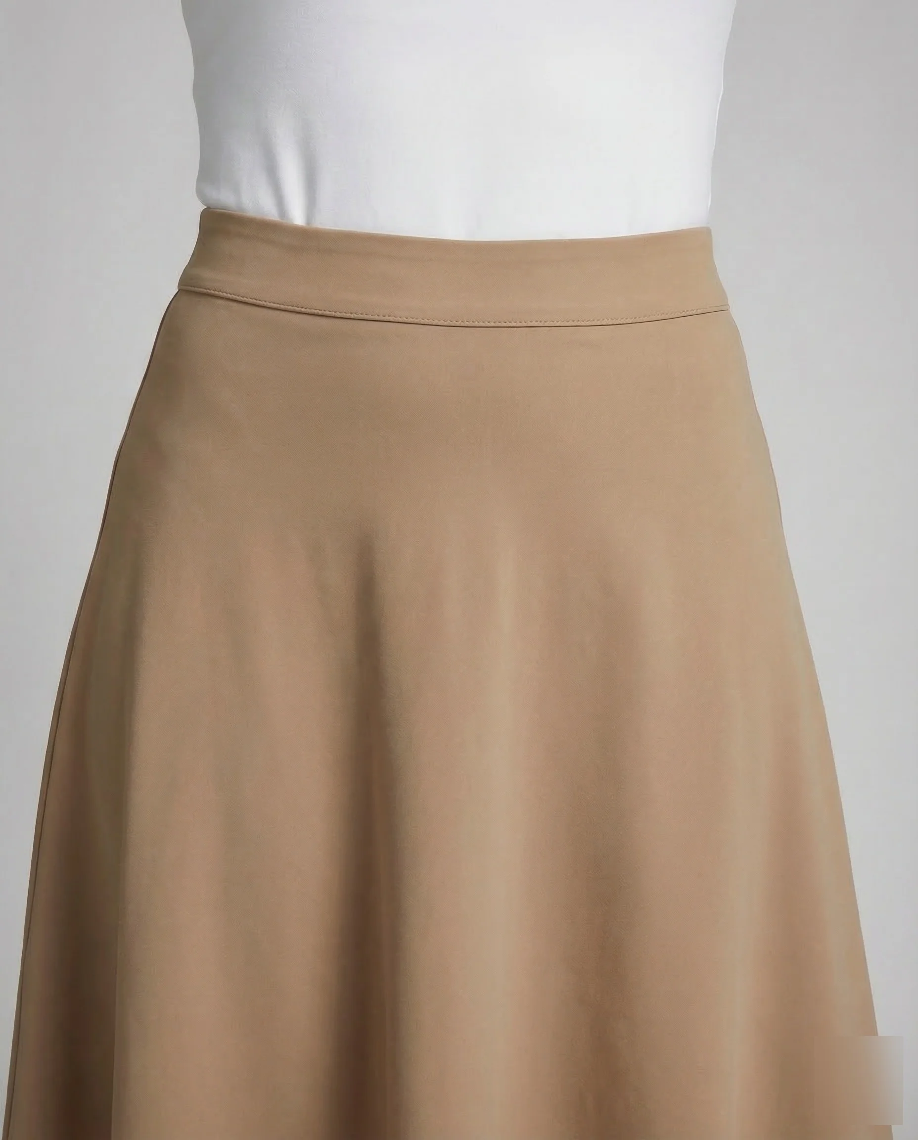 Damen Midirock Ponte Stoff - Image 3